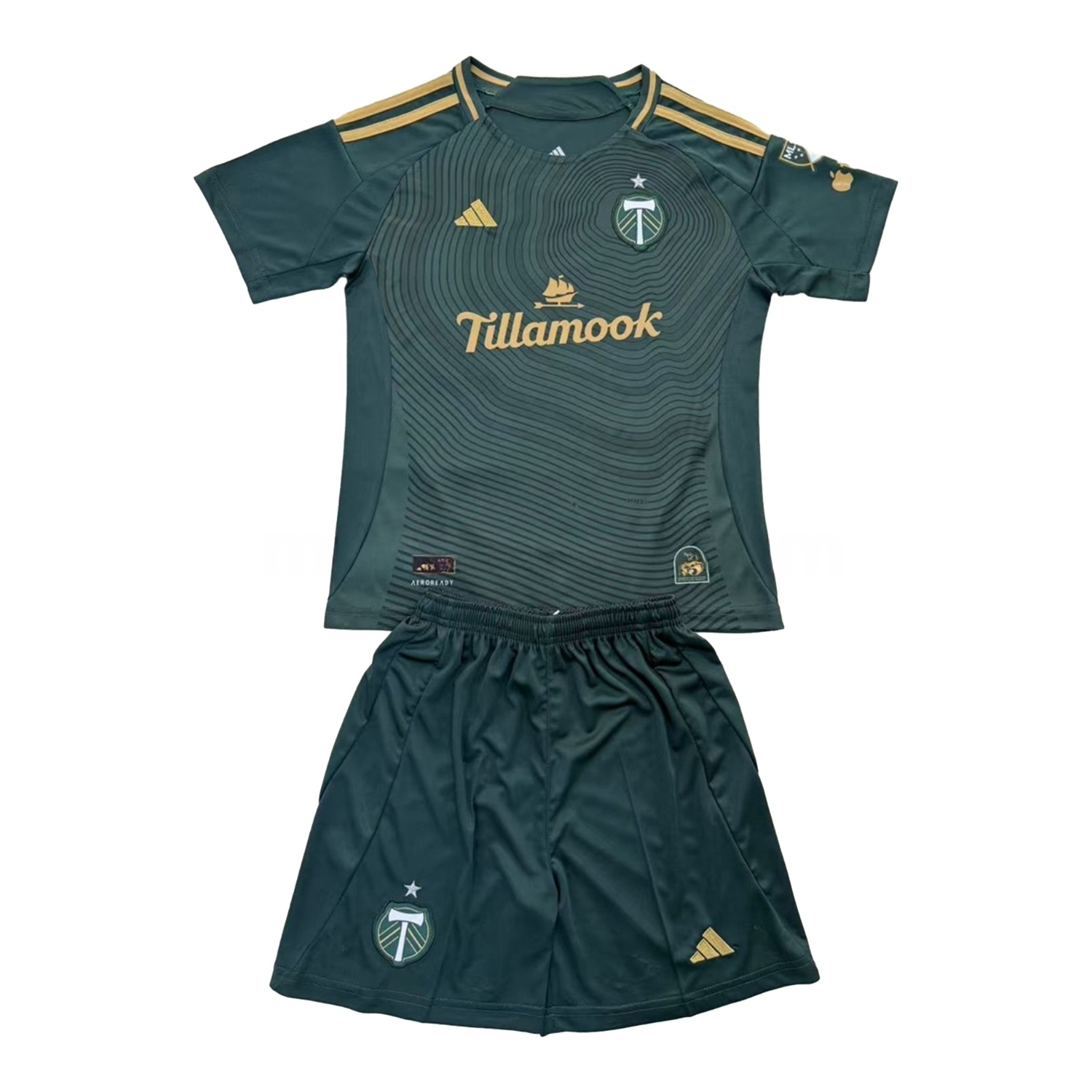 Portland Timbers 2025-26 Home Men's Adult Jersey Set - Fans Version - Unitedfutballjersey