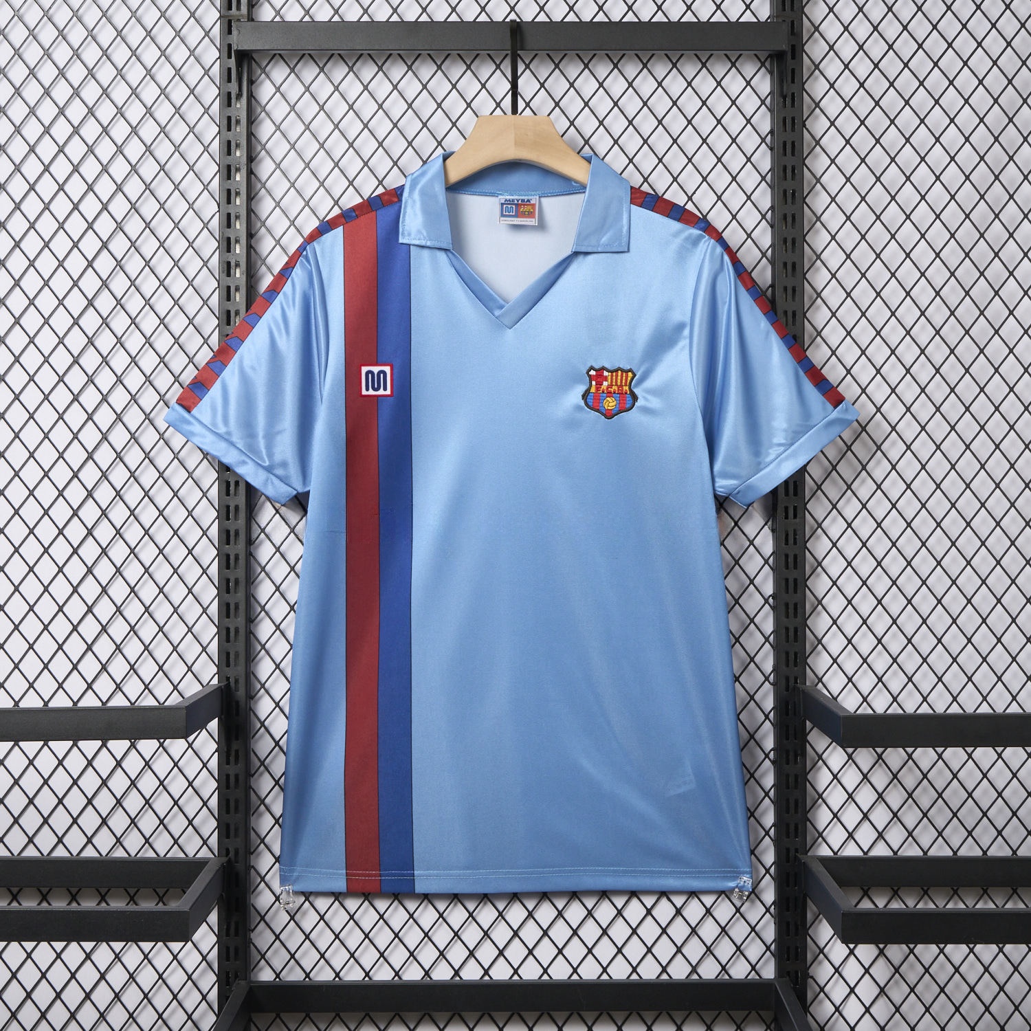 Retro Barcelona 1982-84 Away Blue Jersey - Unitedfutballjersey
