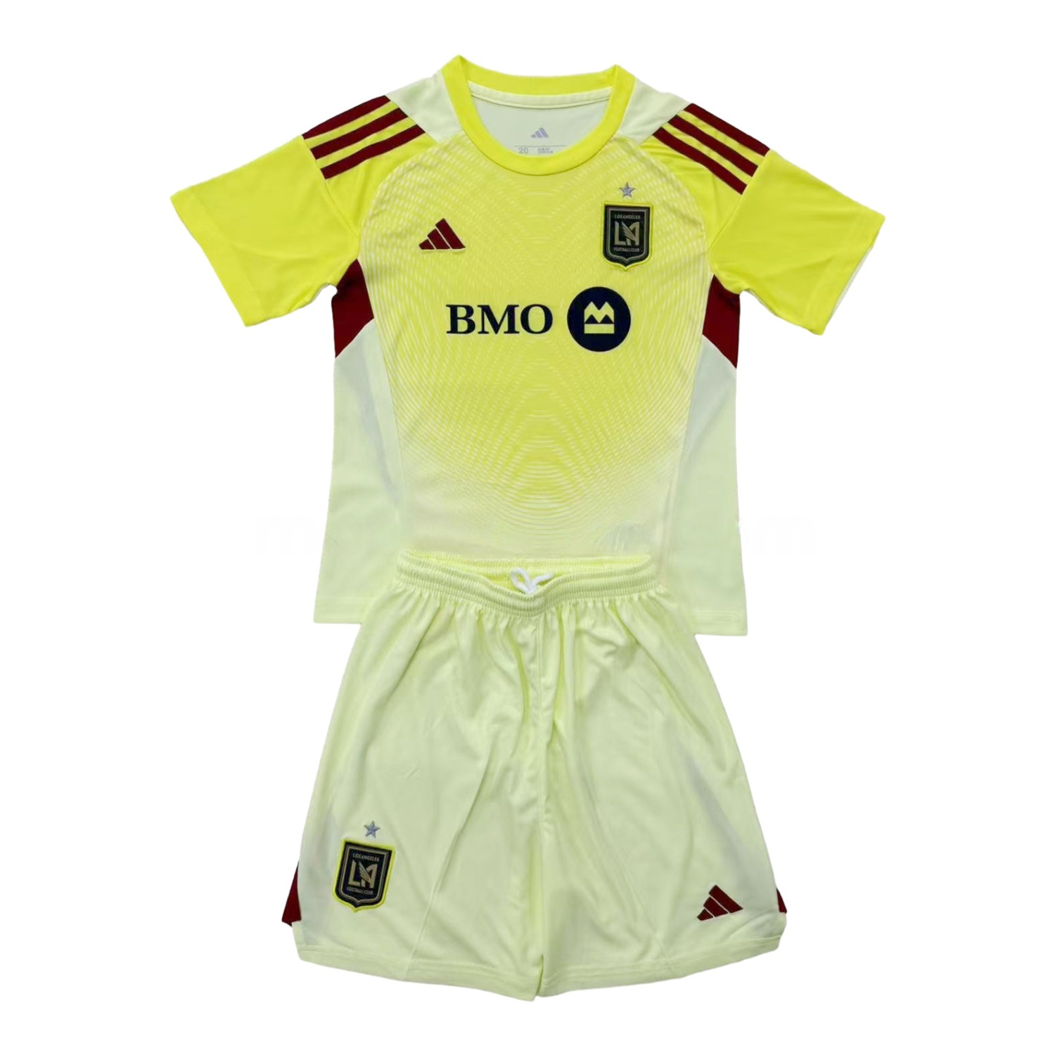 Los Angeles FC 2025 Light Yellow Goalkeeper Men's Adult Jersey Set - Fans Version - Unitedfutballjersey