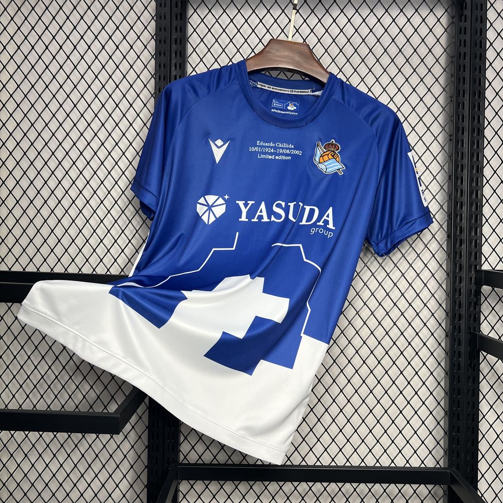 Real Sociedad 24-25 Chillida Special Jersey - Fans Version - Unitedfutballjersey