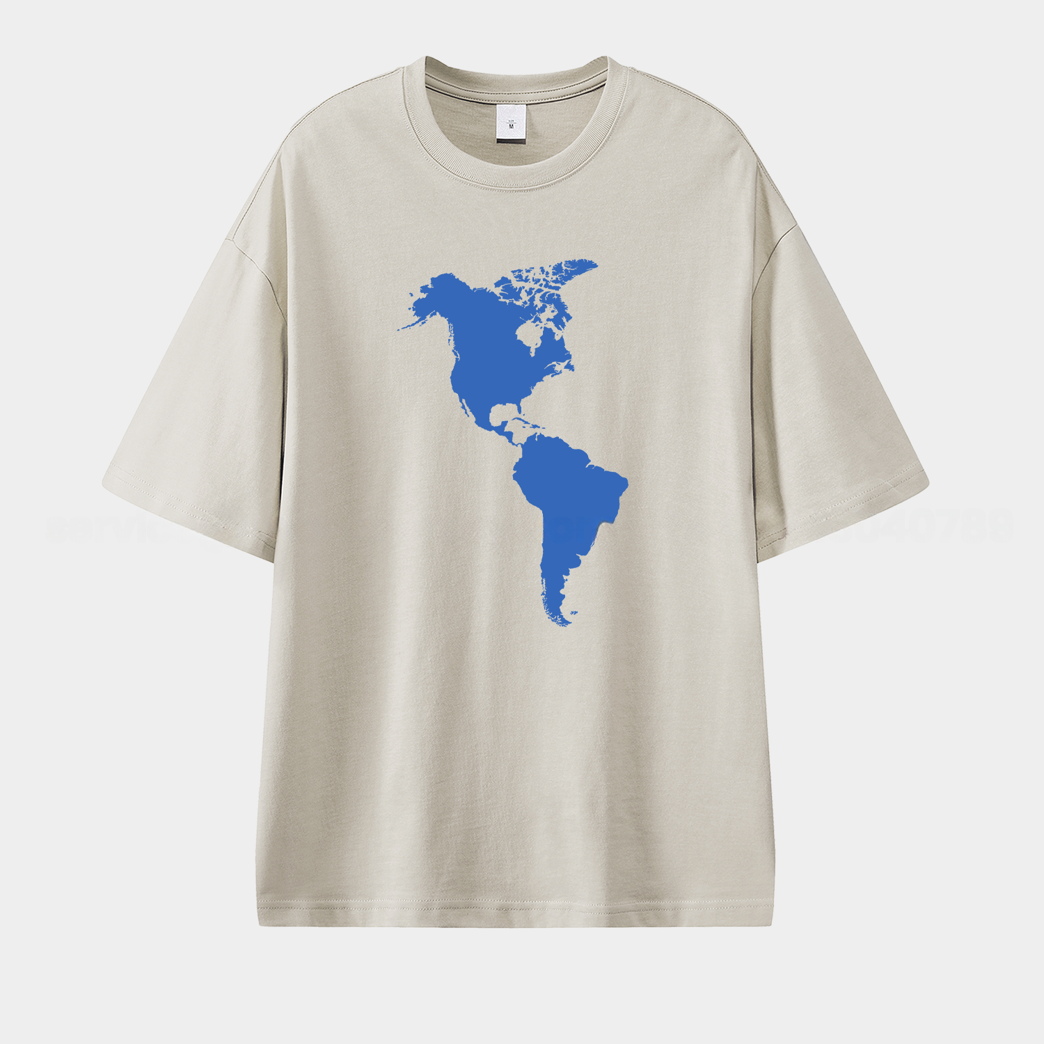Club América Map Of The American Continent Unisex Pure Cotton T-shirt - Unitedfutballjersey