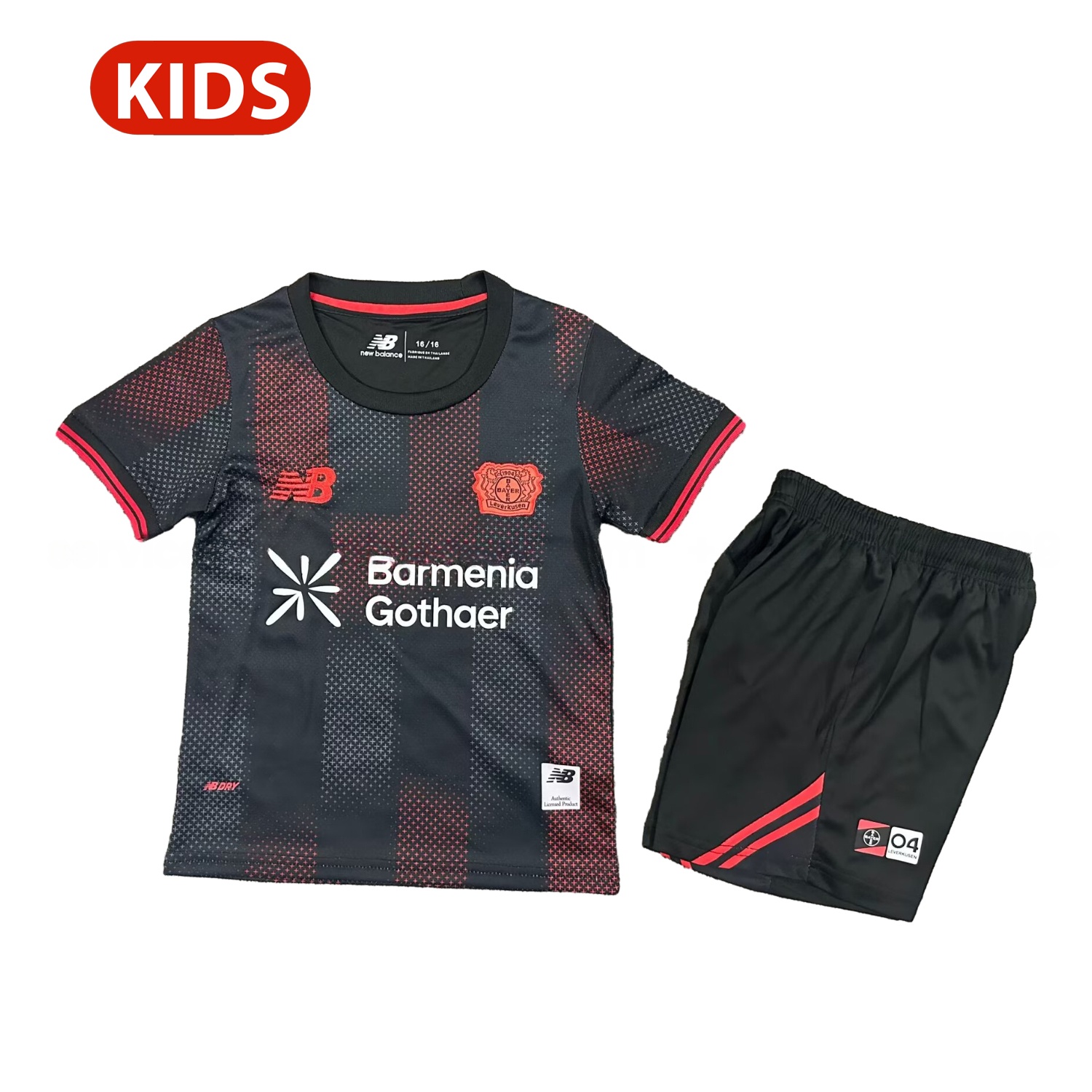 Bayer 04 Leverkusen 25-26 Home Kids Kit - Unitedfutballjersey