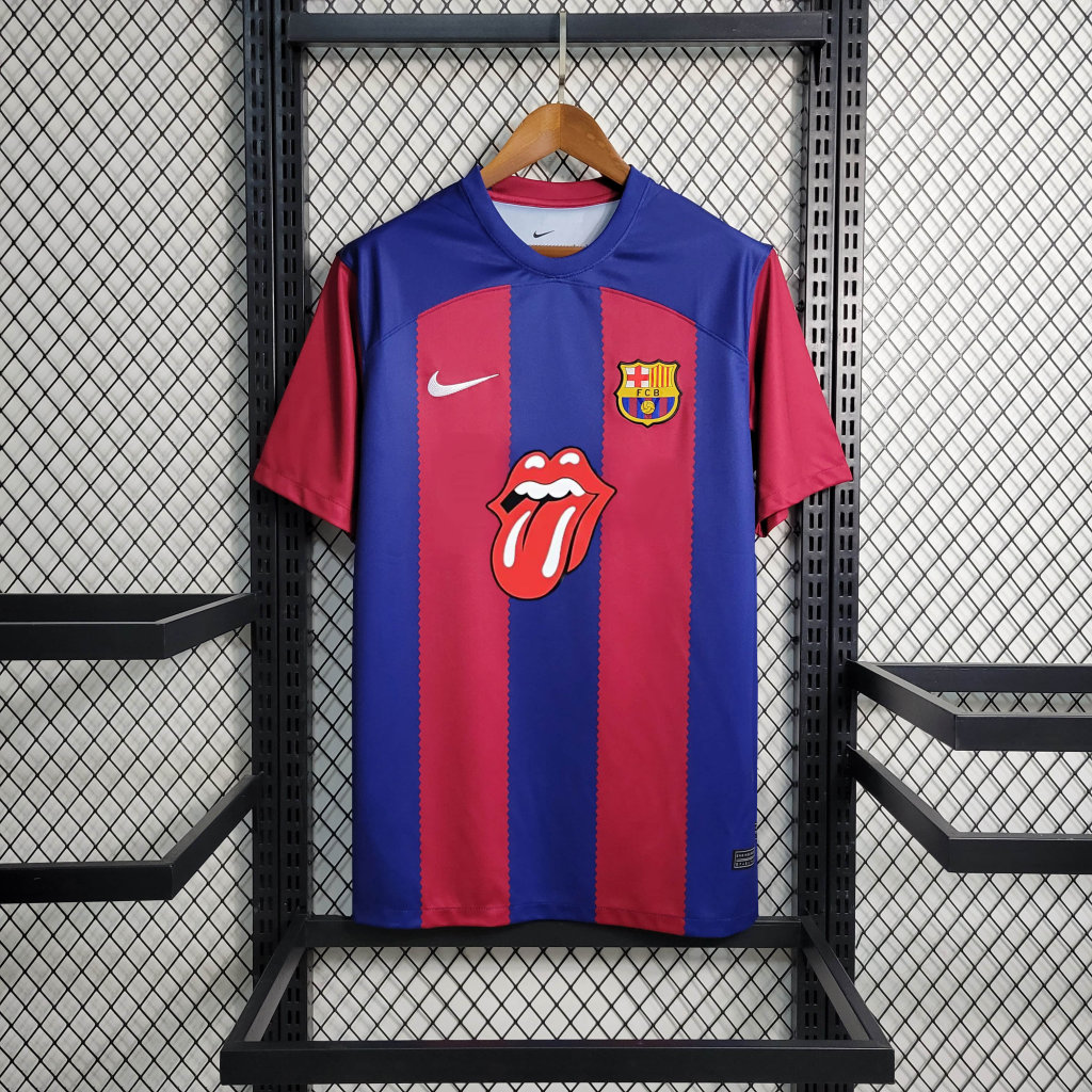 B.A.R.S.A X RS Iconic Tongue Jersey - Fans Version - Unitedfutballjersey