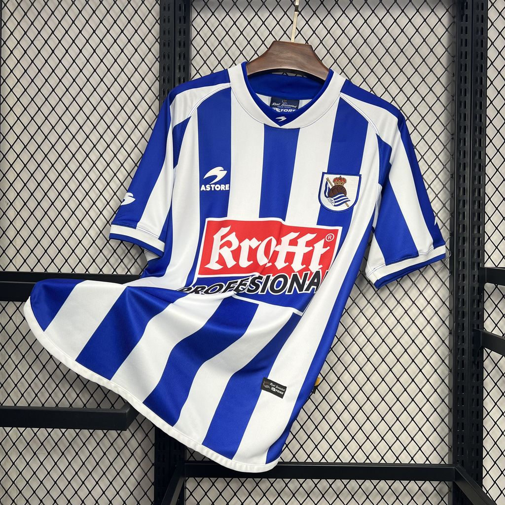 Retro Real Sociedad 2002-03 Home Jersey - Unitedfutballjersey