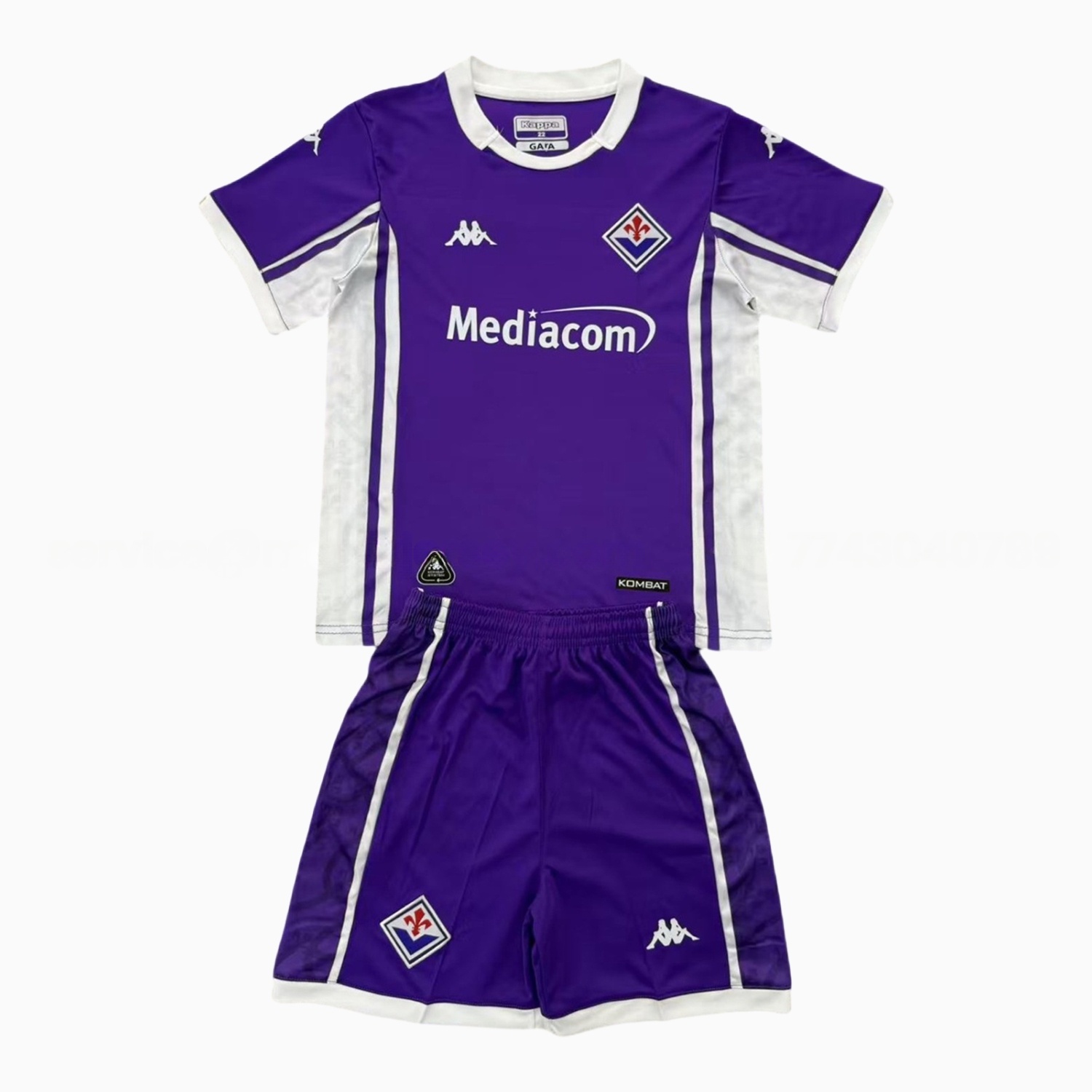 Fiorentina 25-26 Home Men's Adult Jersey Set - Fans Version - Unitedfutballjersey