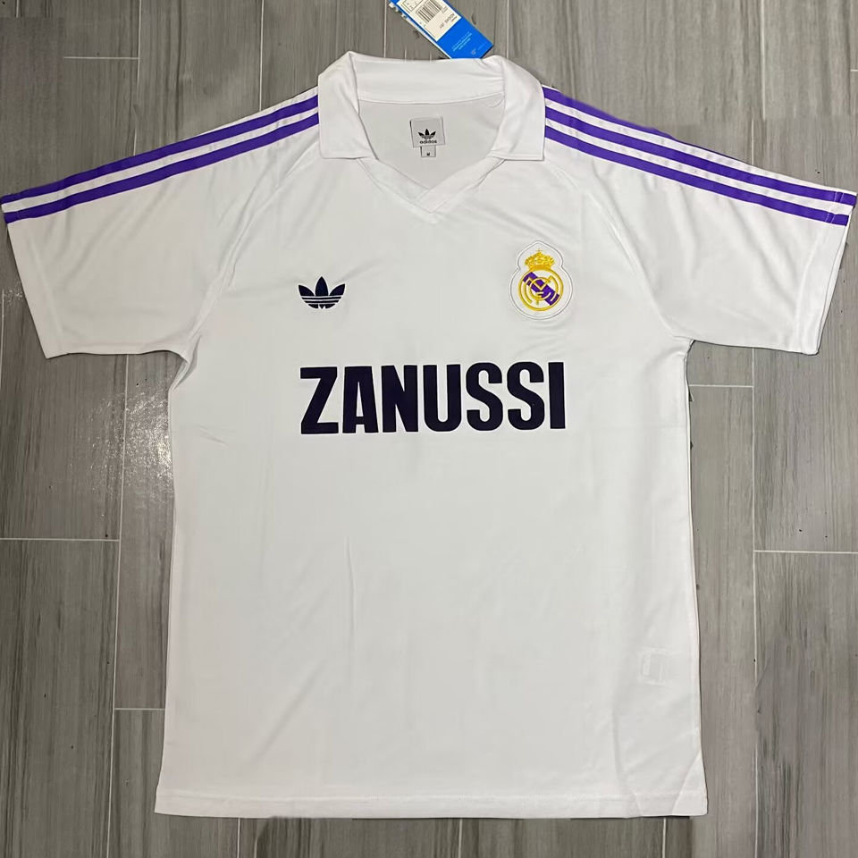 Retro Real Madrid 1984-85 Home Stadium Jersey - Unitedfutballjersey