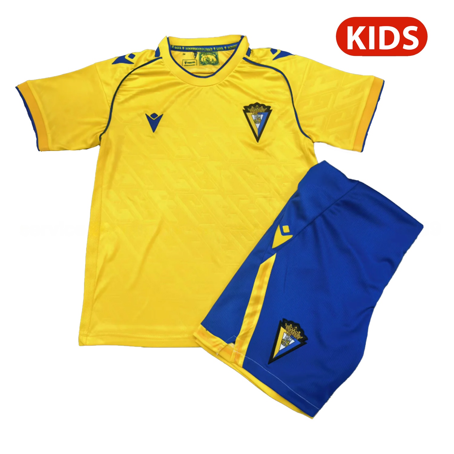 Cádiz Cadiz 25-26 Home Kids KIt - Unitedfutballjersey