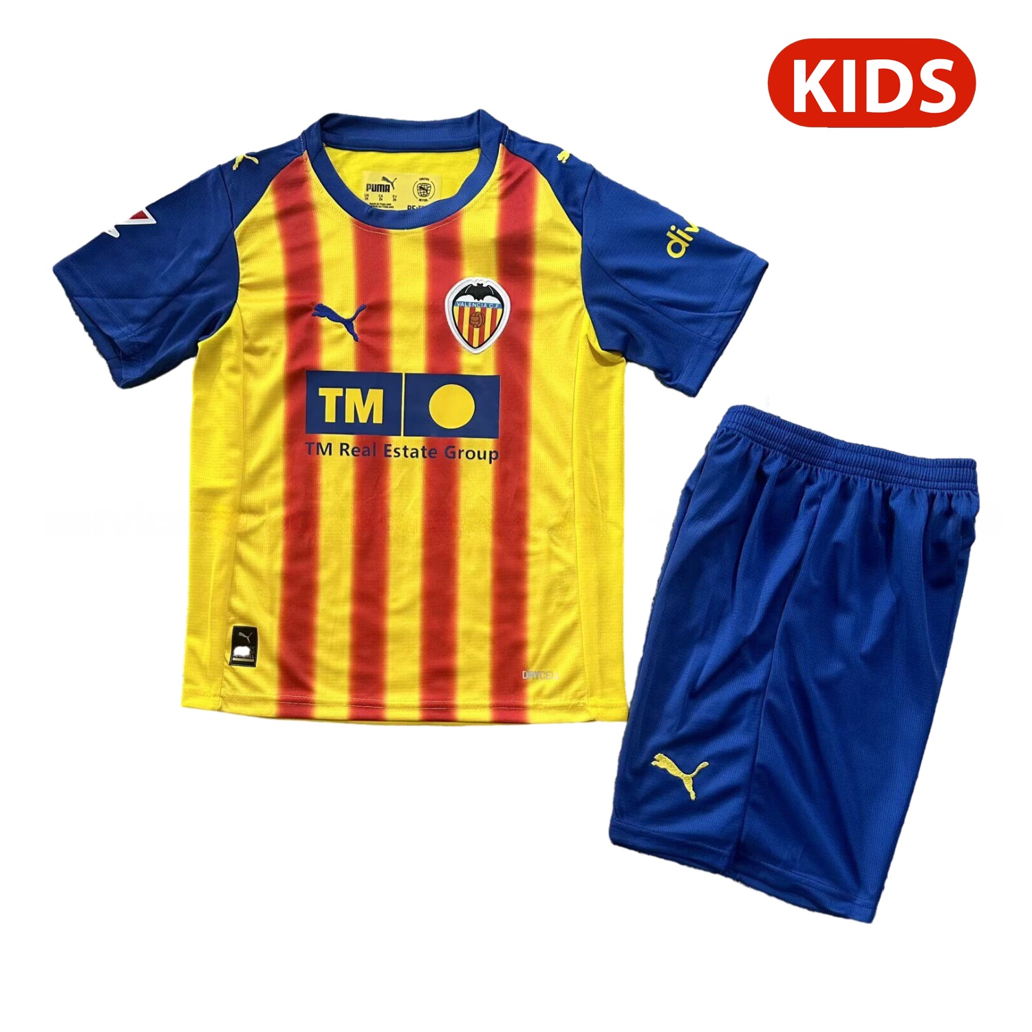 Valencia 25-26 Third Kids Kit - Unitedfutballjersey