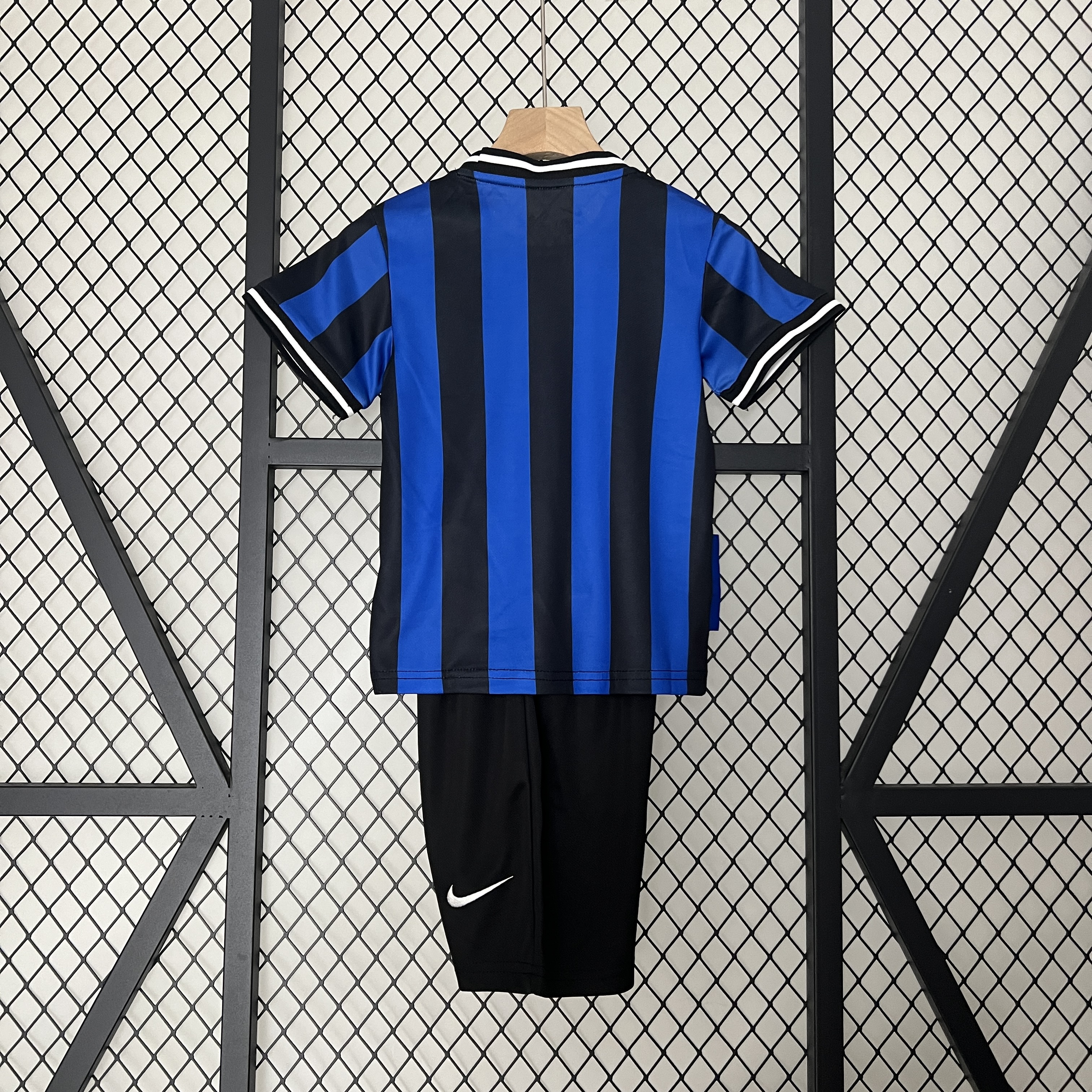 Retro Inter Milan 09-10 Home Stadium Kids Kit - Unitedfutballjersey
