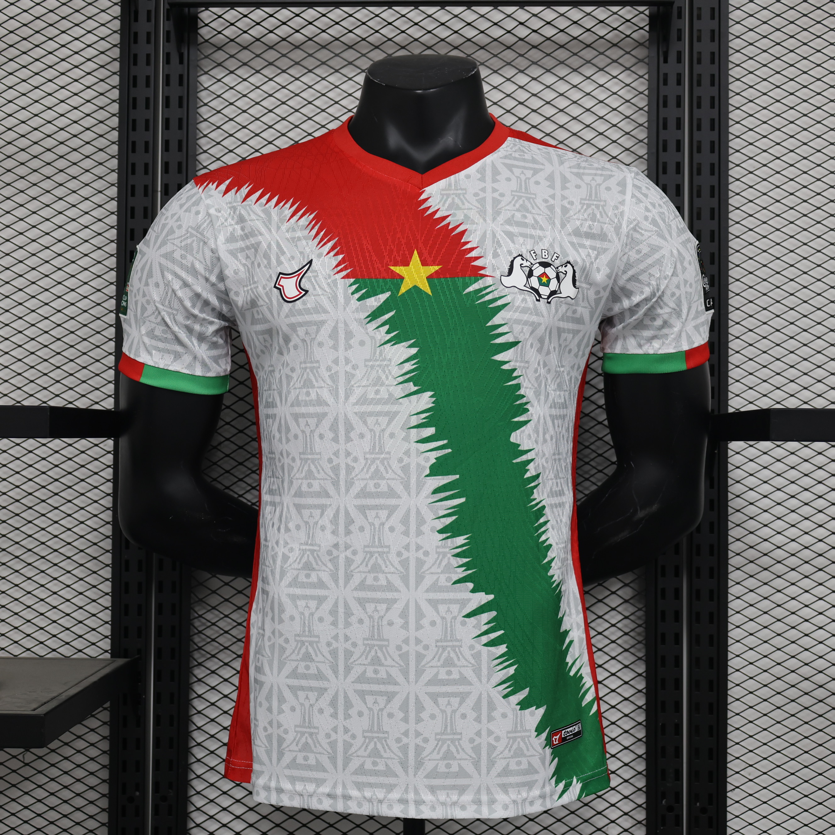 Burkina Faso 23-24 Away Stadium Jersey - Player Version - Unitedfutballjersey