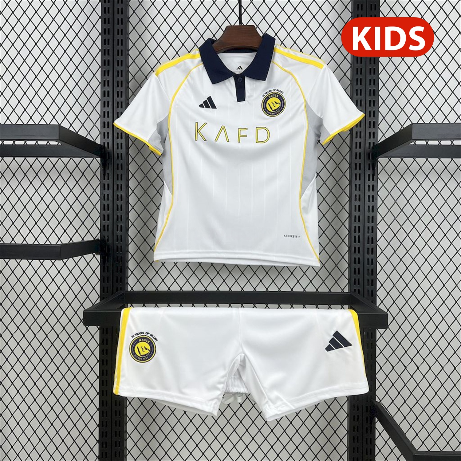 Al Nassr Riyadh Victory 25-26 Third Kids Kit - Unitedfutballjersey