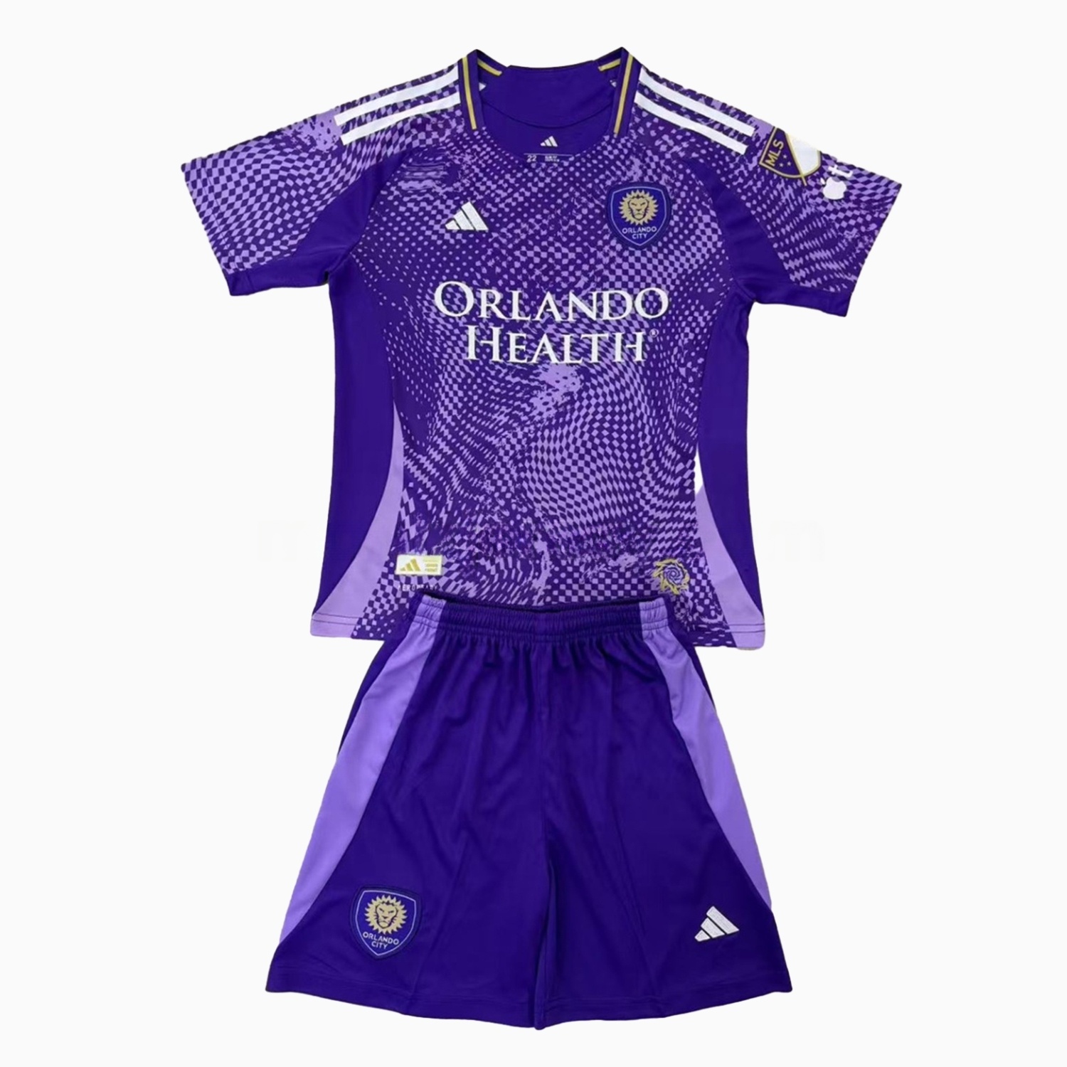 Orlando City 25-26 Home Men's Adult Jersey Set - Fans Version - Unitedfutballjersey
