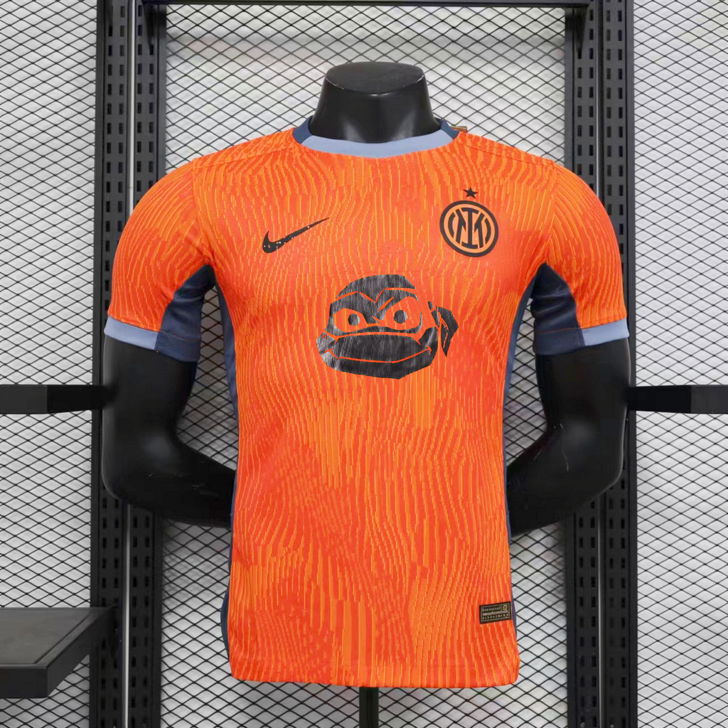 Inter Milan 23-24 Third Teenage Mutant Ninja Turtles Edition Jersey - Player Version - Unitedfutballjersey