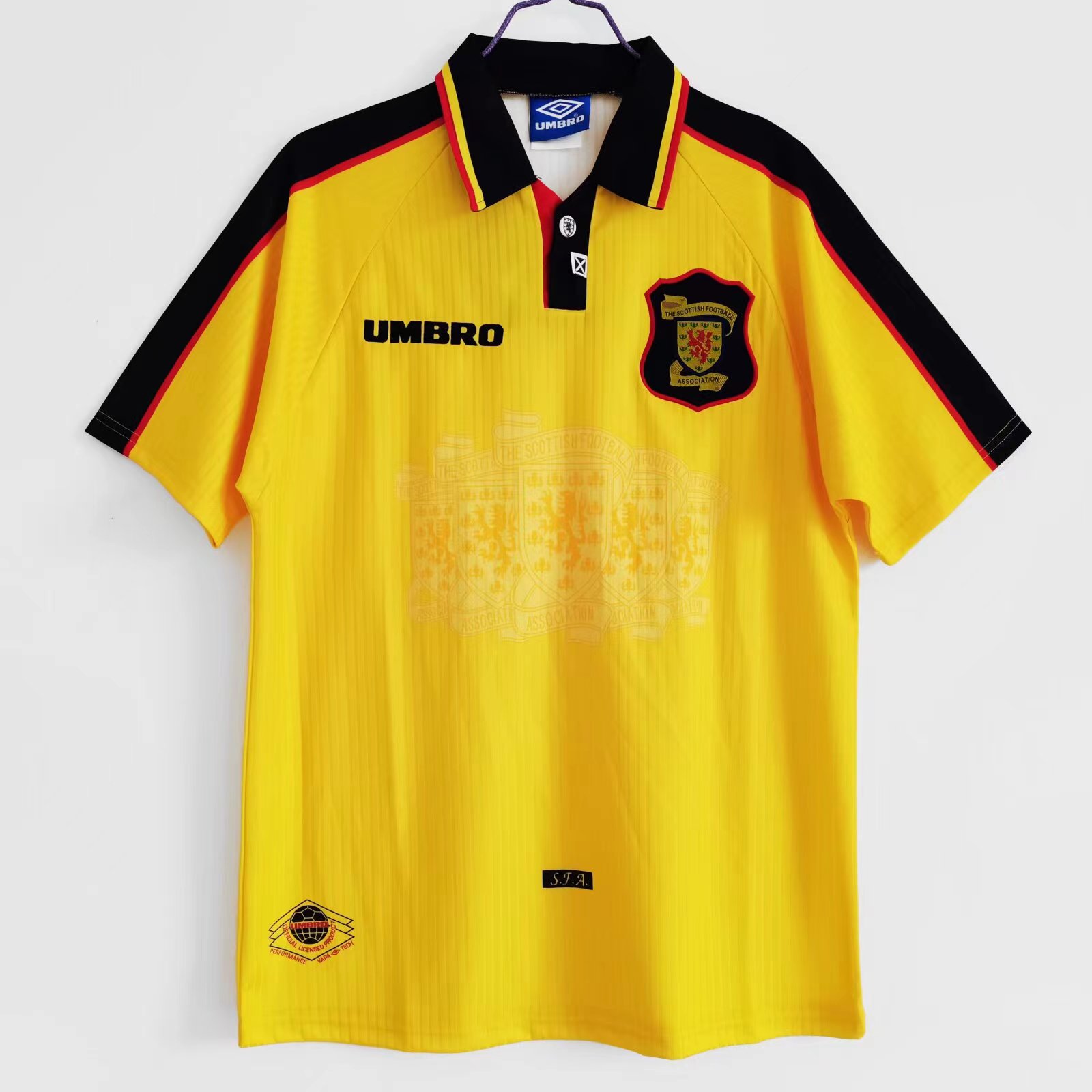Retro S-c-o.t l.a-n.d 1996-98 Away Jersey - Fans Version - Unitedfutballjersey