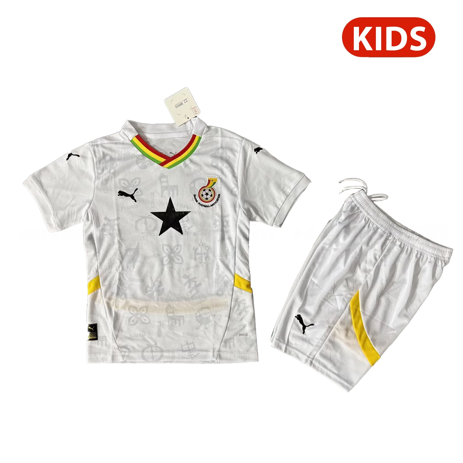 Ghana 25-26 Home Kids Kit - Unitedfutballjersey
