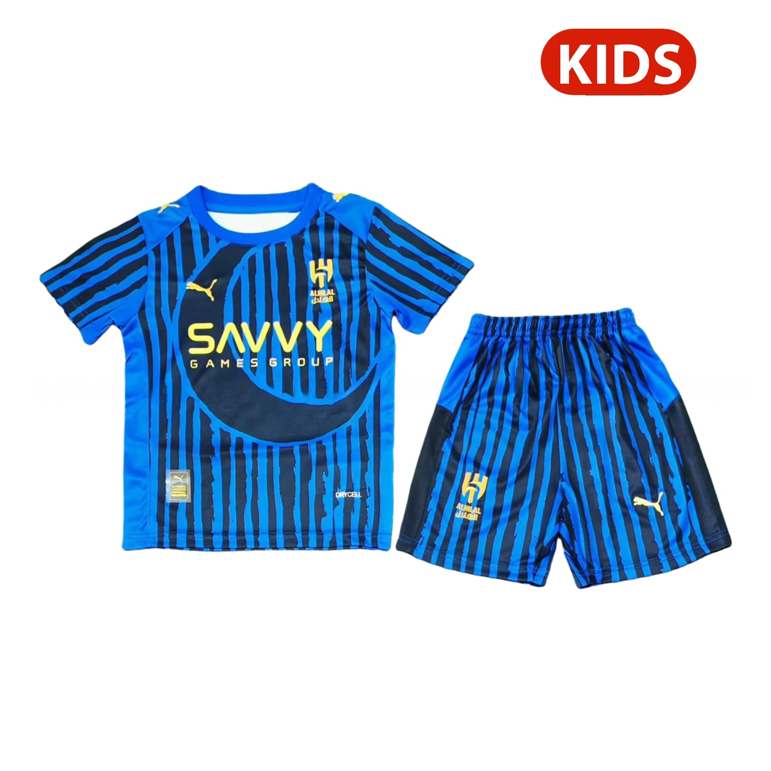 Al Hilal Riyadh Crescent 25-26 Club World Cup Home Kids Kit - Unitedfutballjersey