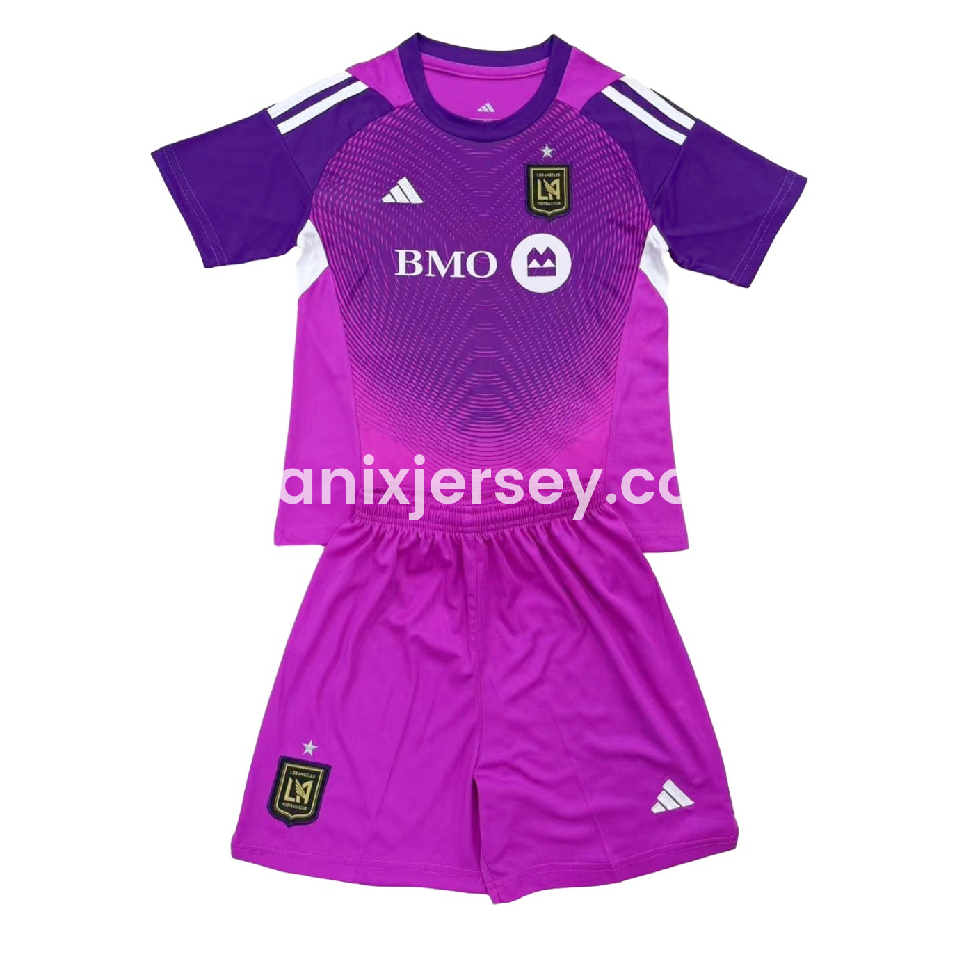 Los Angeles FC 2025 Purple Goalkeeper Men's Adult Jersey Set - Fans Version - Unitedfutballjersey