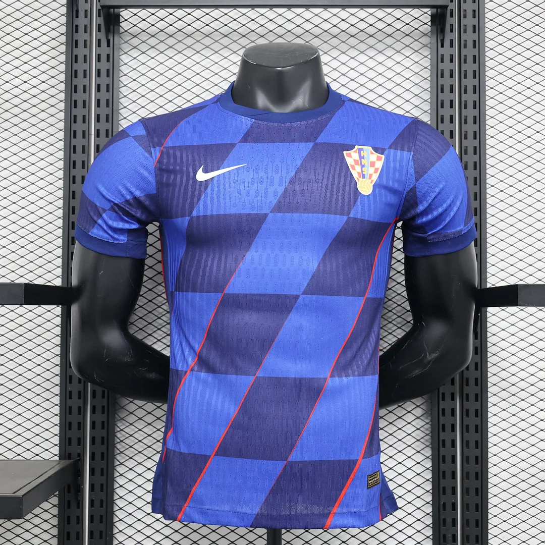 Croatia 2024 Away Stadium Jersey - Player Version - Unitedfutballjersey