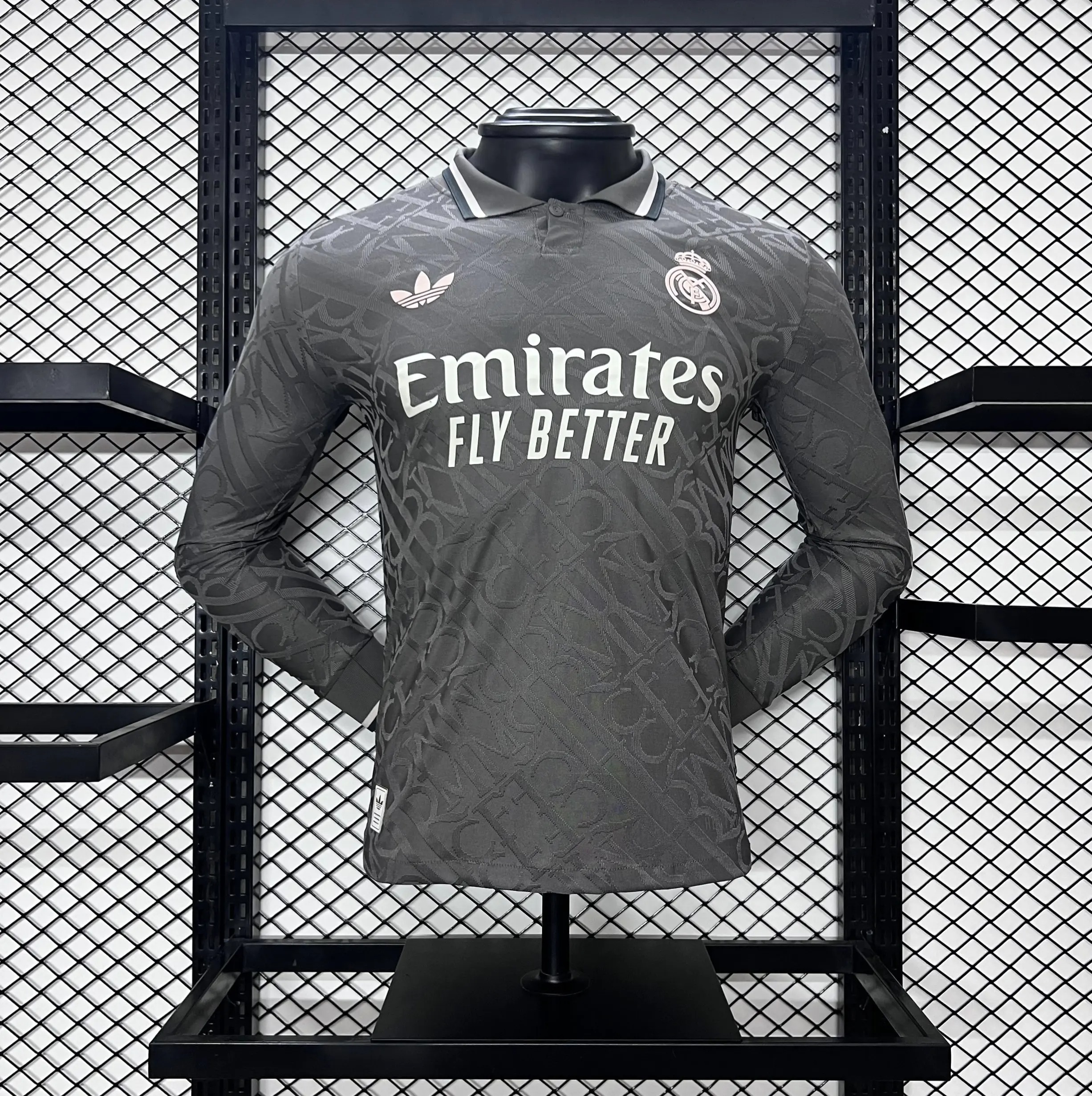 Real Madrid 24-25 Third Long Sleeve Jersey - Player Version - Unitedfutballjersey