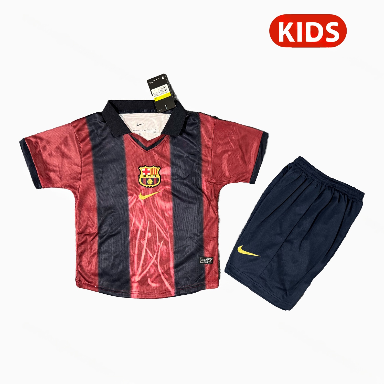 Barcelona 25-26 Retro Style Ghost Special Kids Kit - Unitedfutballjersey