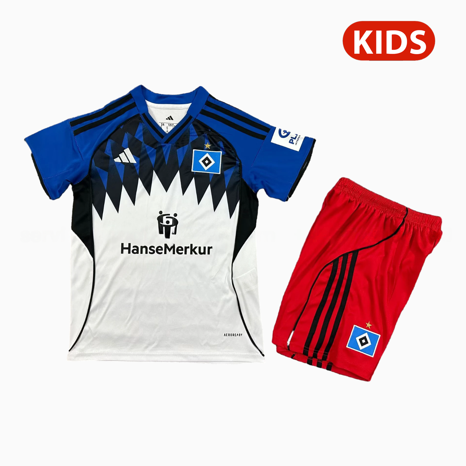 Hamburger SV 25-26 Home Kids Kit - Unitedfutballjersey
