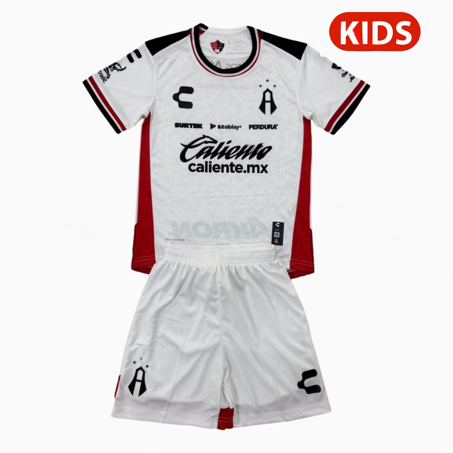 Atlas 25-26 Away White Kids Kit - Unitedfutballjersey