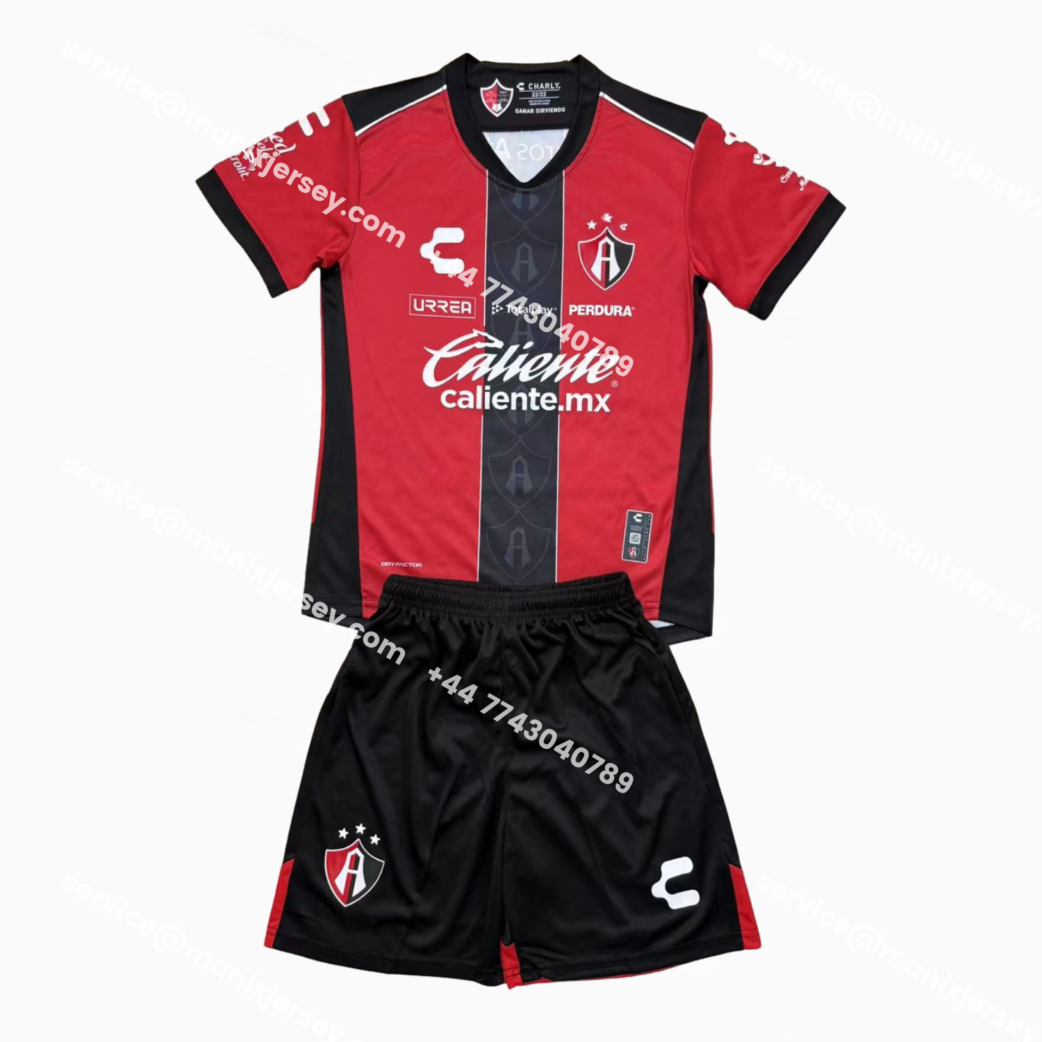 Atlas 25-26 Home Red Men's Adult Jersey Set - Fans Version - Unitedfutballjersey