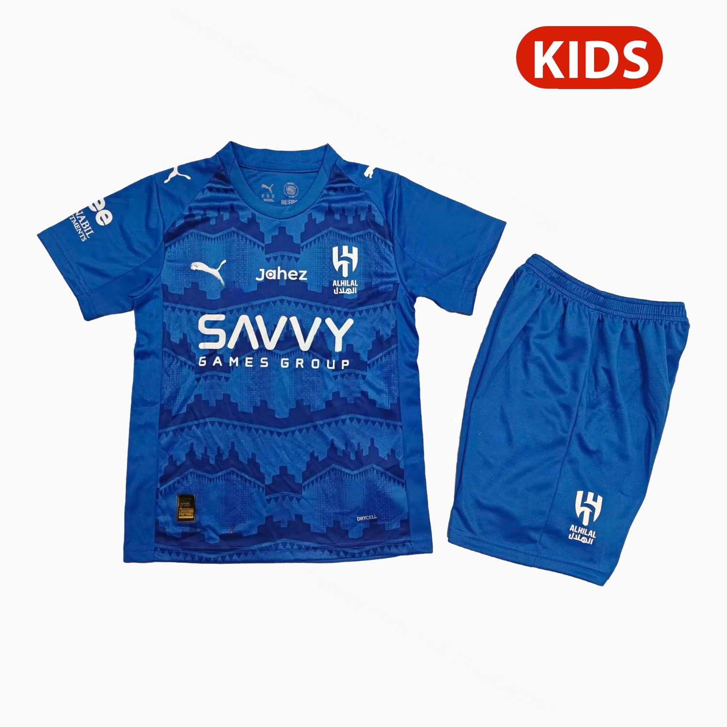 Al Hilal Riyadh Crescent 25-26 Home Kids Kit - Unitedfutballjersey