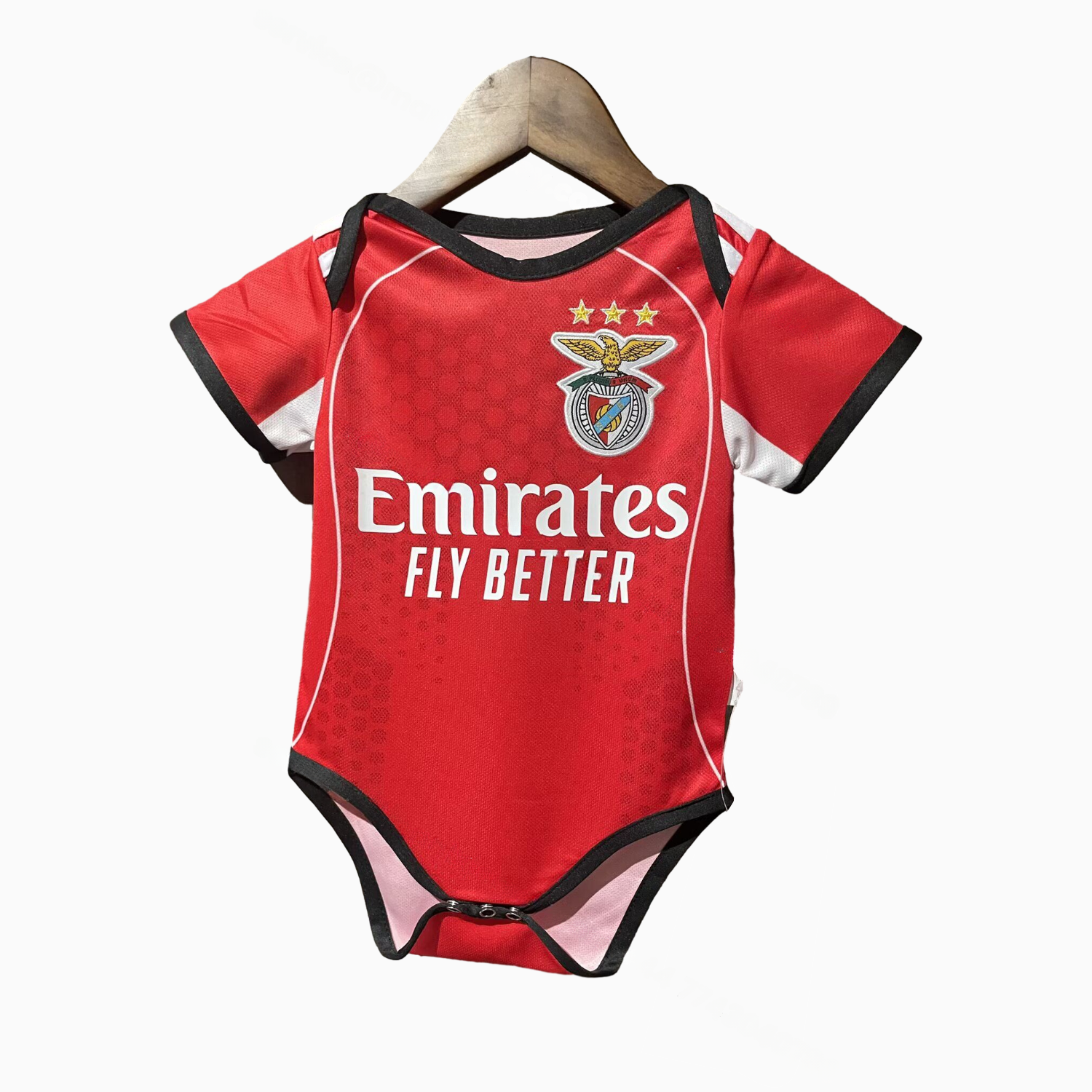 Benfica 25-26 Home Baby Crawling Suit - Unitedfutballjersey
