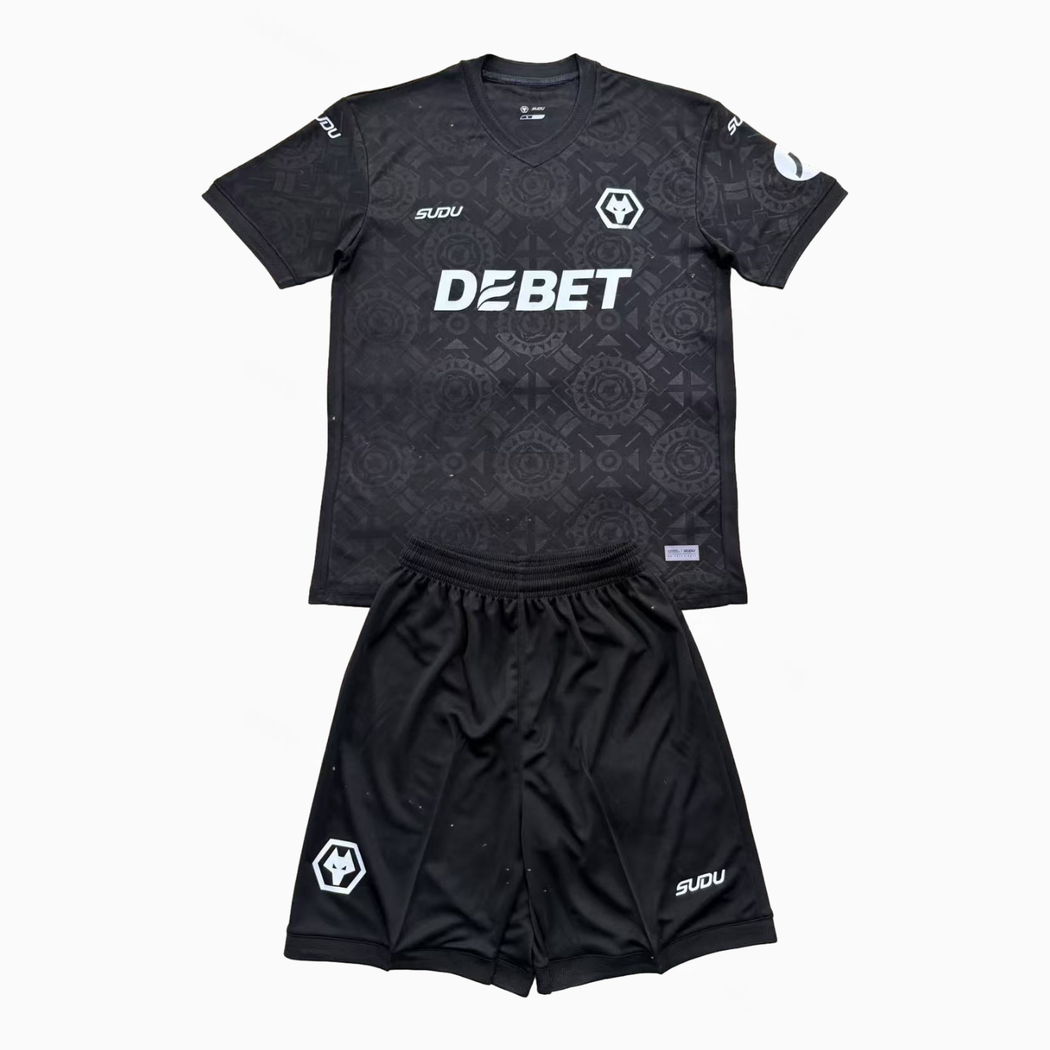 Wolverhampton Wanderers Wolves 25-26 Black Goalkeeper Men's Adult Jersey Set - Fans Version - Unitedfutballjersey