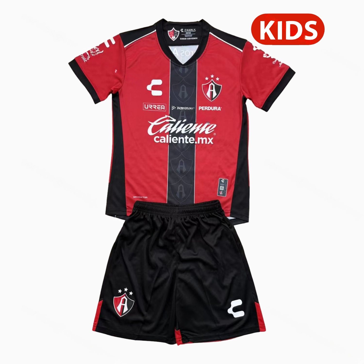 Atlas 25-26 Home Red Kids Kit - Unitedfutballjersey
