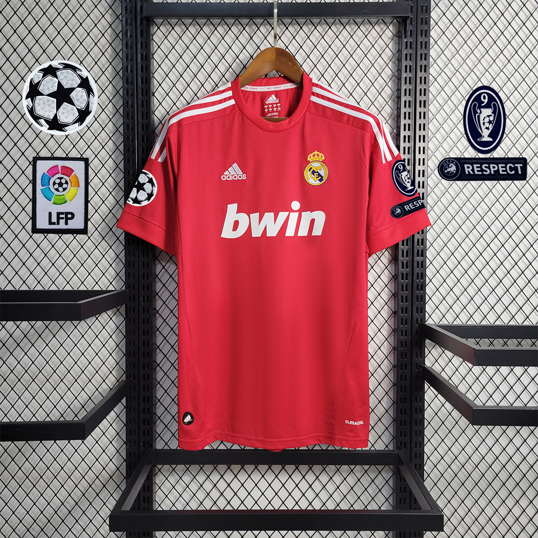 Retro Real Madrid 11-12 Third Red Jersey - Unitedfutballjersey