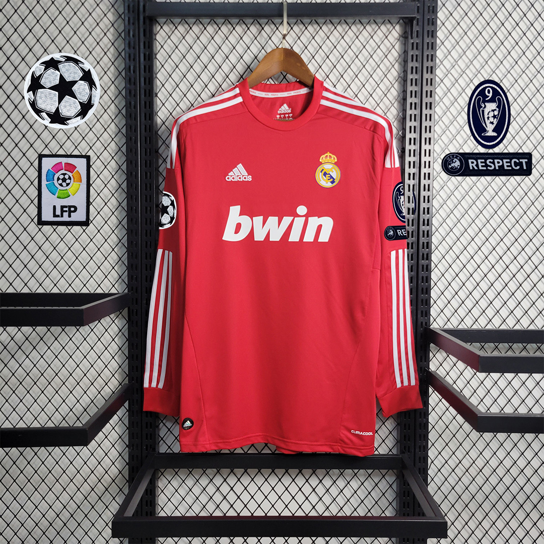 Retro Real Madrid 11-12 Third Away Long Sleeve Jersey - Unitedfutballjersey