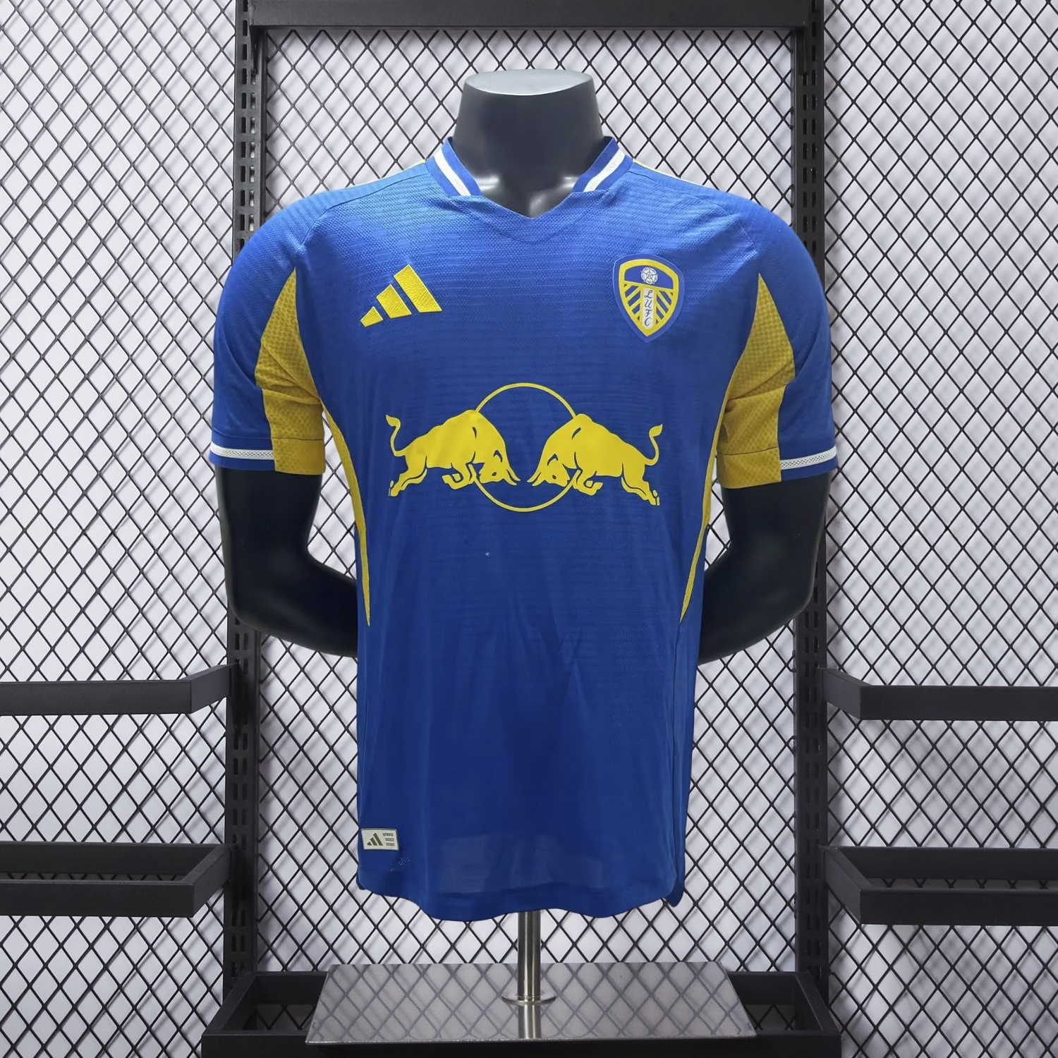 Leeds United 25-26 Away Blue Jersey - Player Version - Unitedfutballjersey