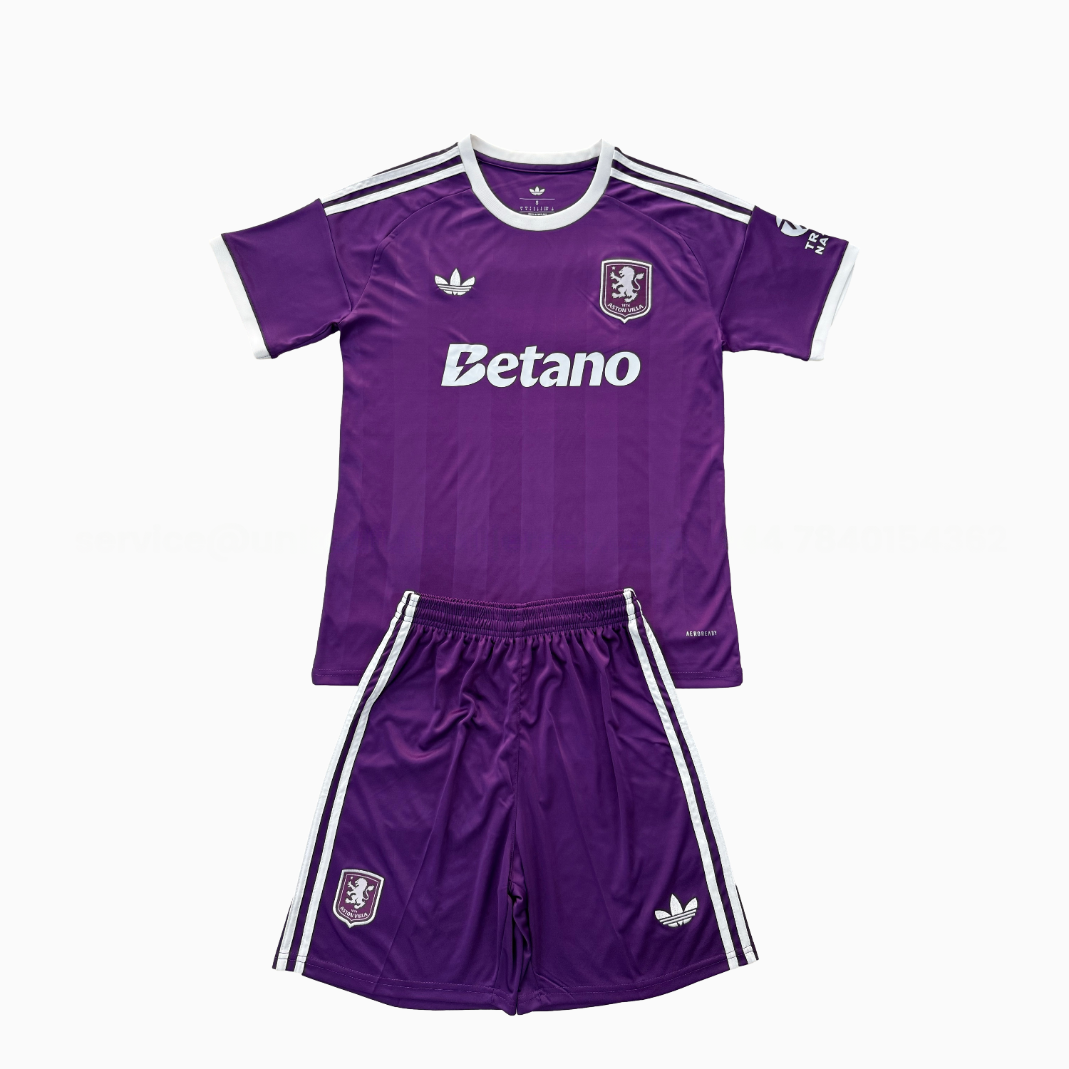 Aston Villa 25-26 Purple Goalkeeper Men's Adult Jersey Set - Fans Version - Unitedfutballjersey