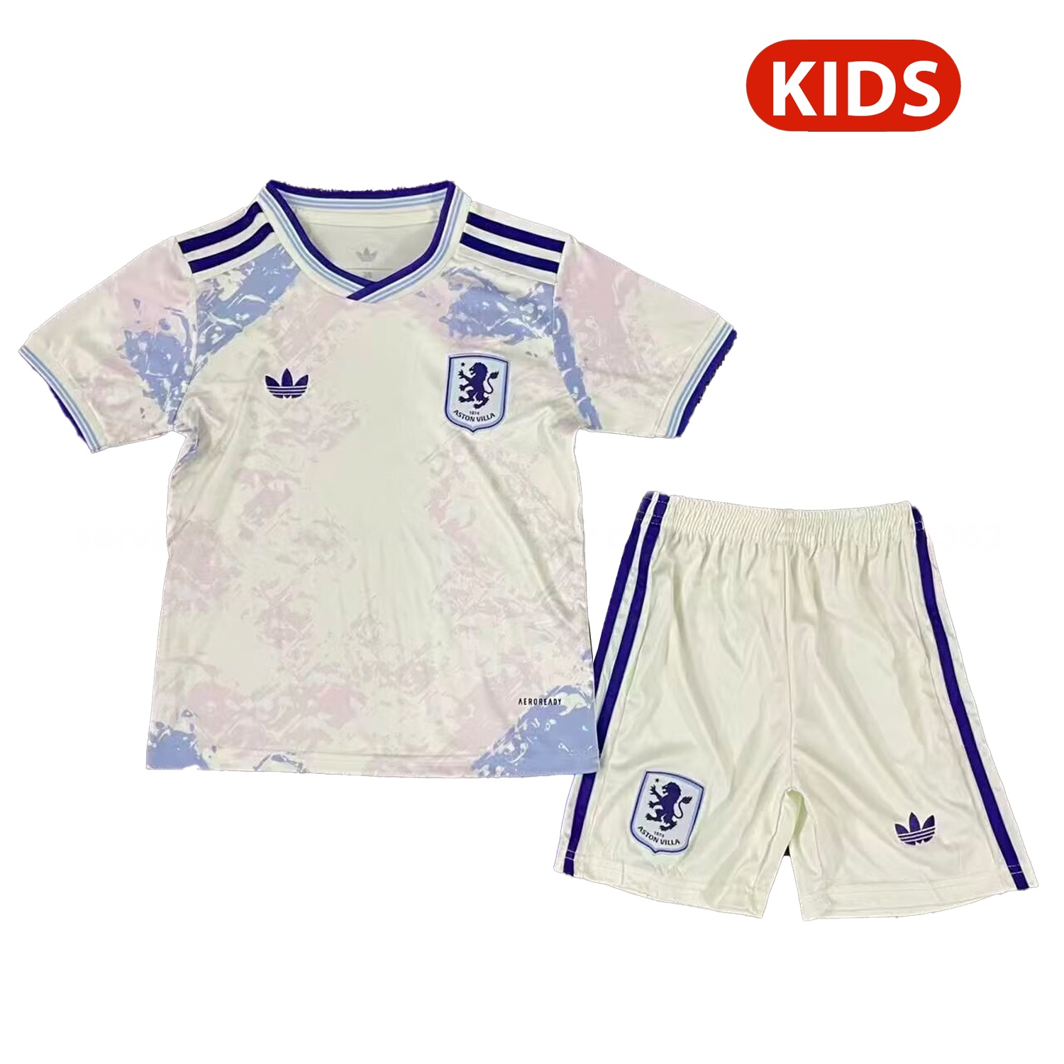 Aston Villa 25-26 Third Unsponsored Kids Kit - Unitedfutballjersey
