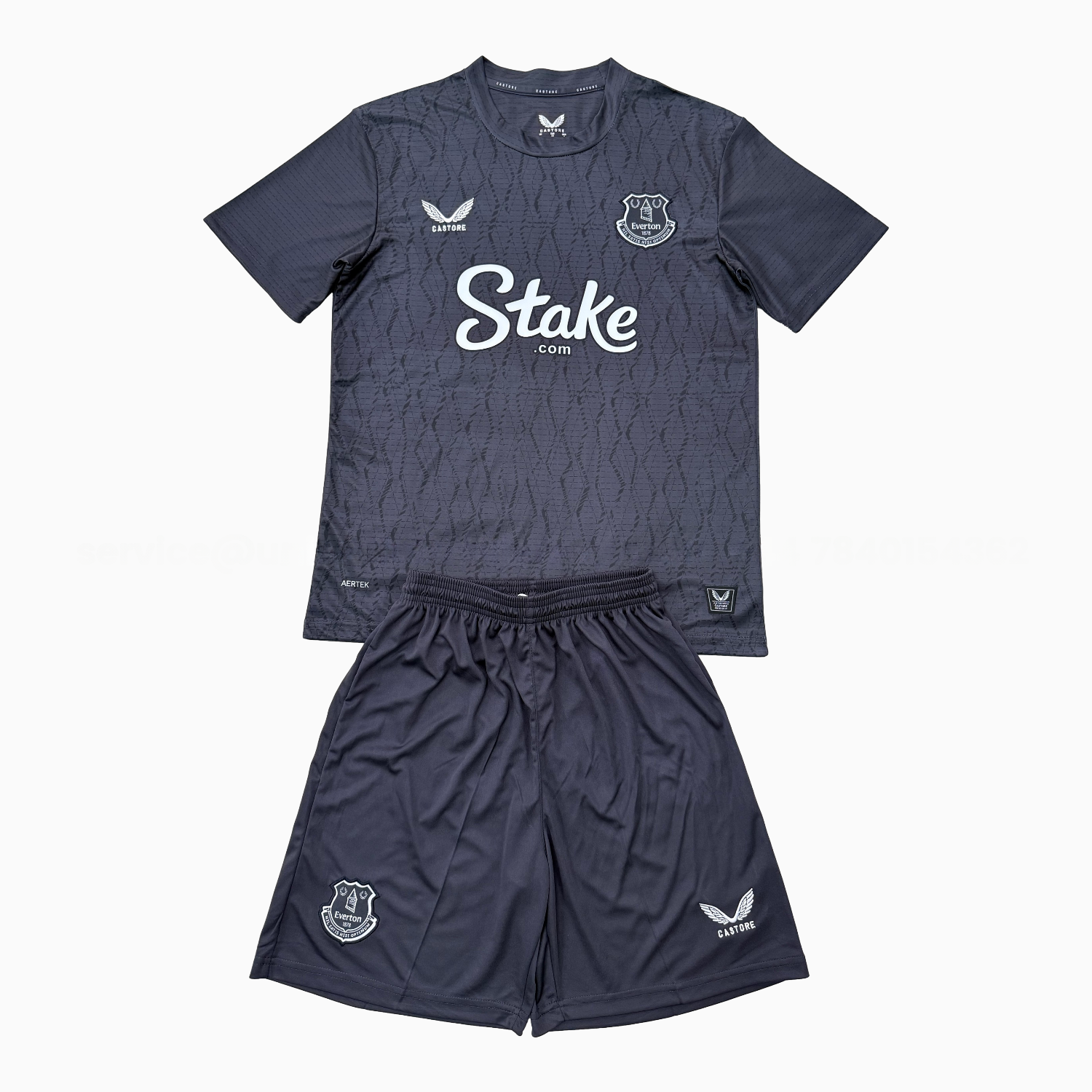 Everton 25-26 Gray Goalkeeper Men's Adult Jersey Set - Fans Version - Unitedfutballjersey