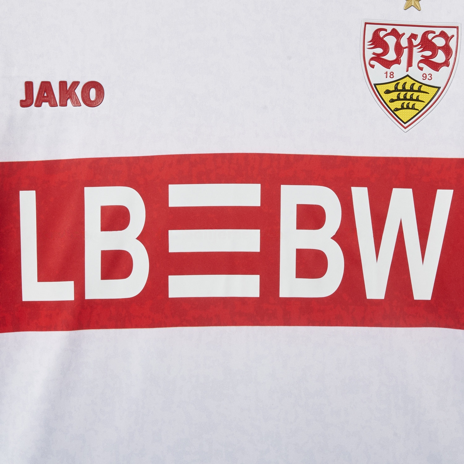 VfB Stuttgart 25-26 European Home Long Sleeves Jersey - Fans Version - Unitedfutballjersey