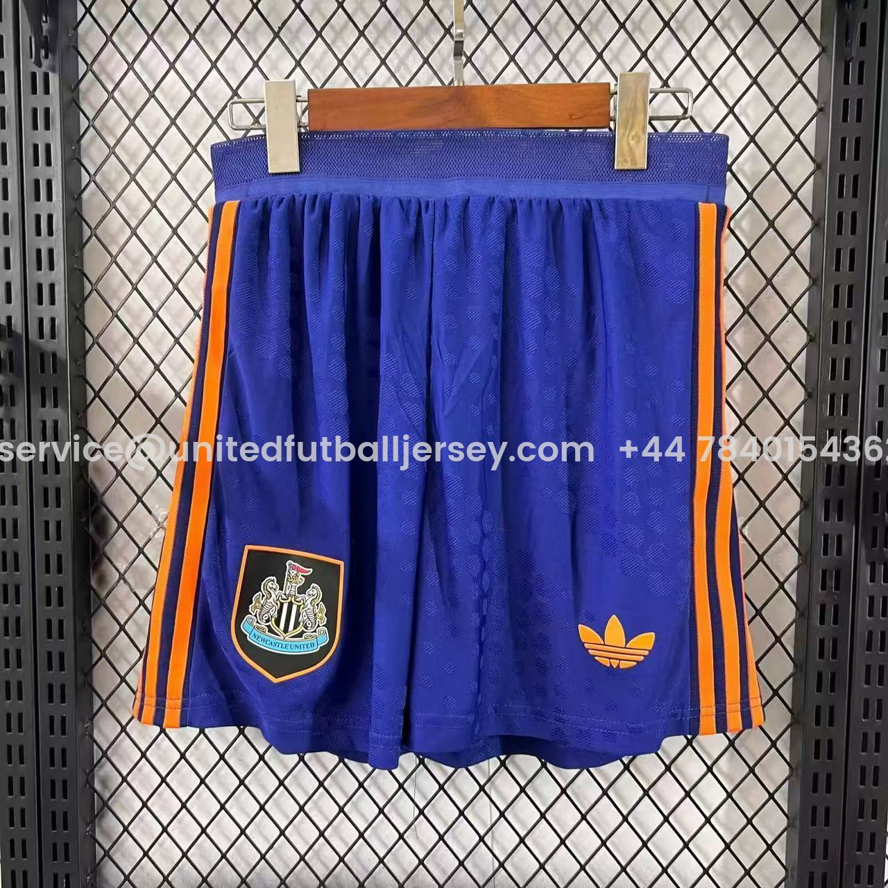 Newcastle United 25-26 Third Blue Shorts - Player Version - Unitedfutballjersey