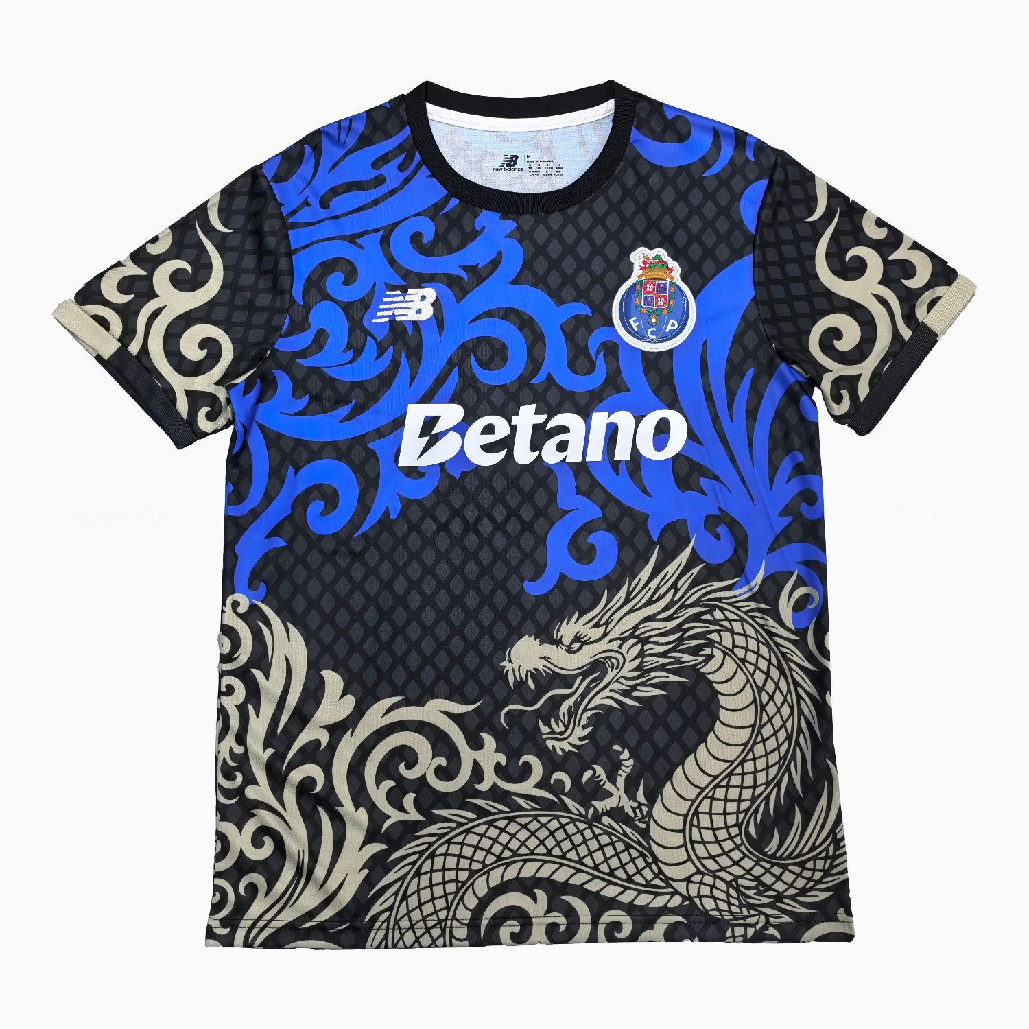 Porto 25-26 Grey Dragon Blue And Black Jersey - Fans Version - Unitedfutballjersey