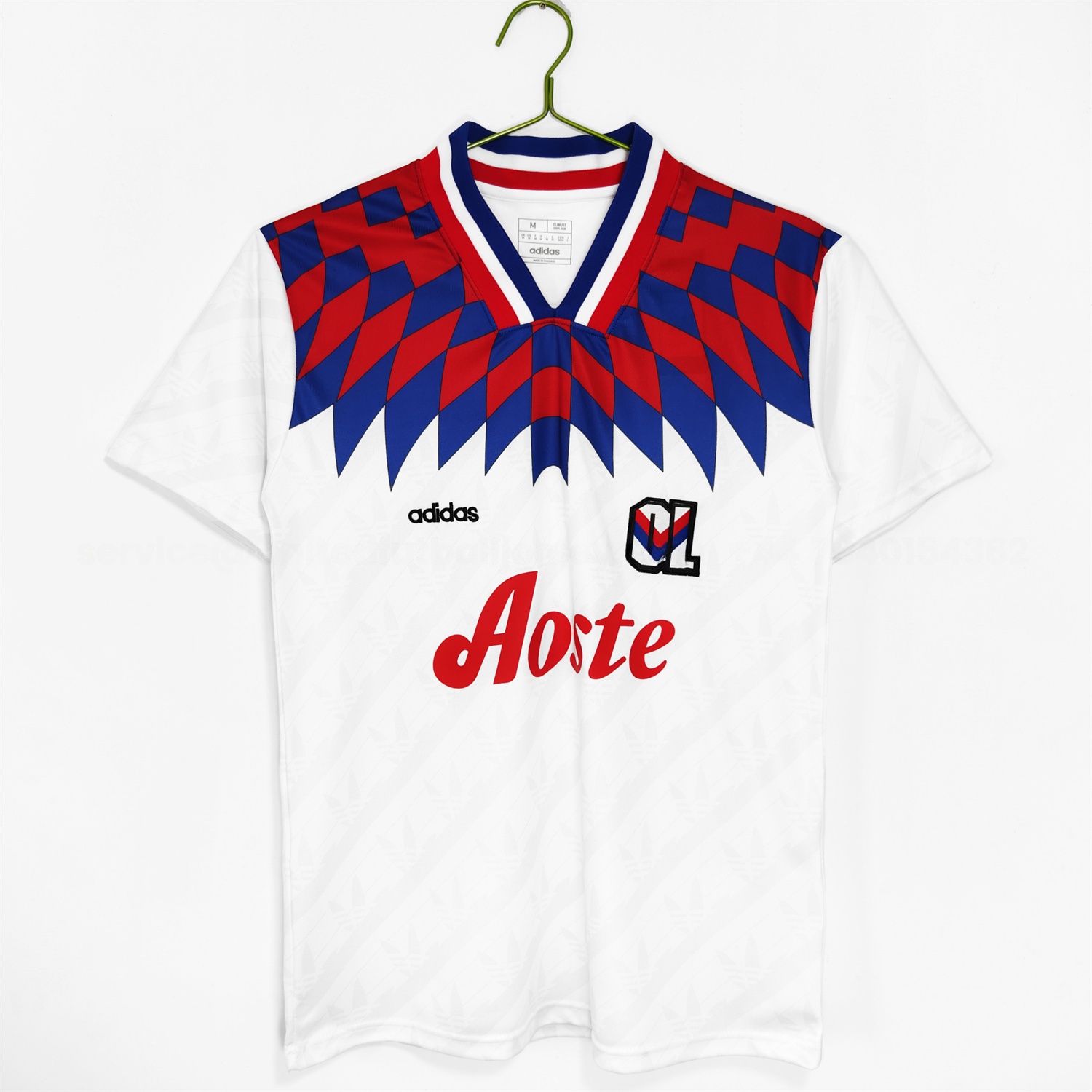 Retro Lyon 1995-96 Home Jersey - Unitedfutballjersey