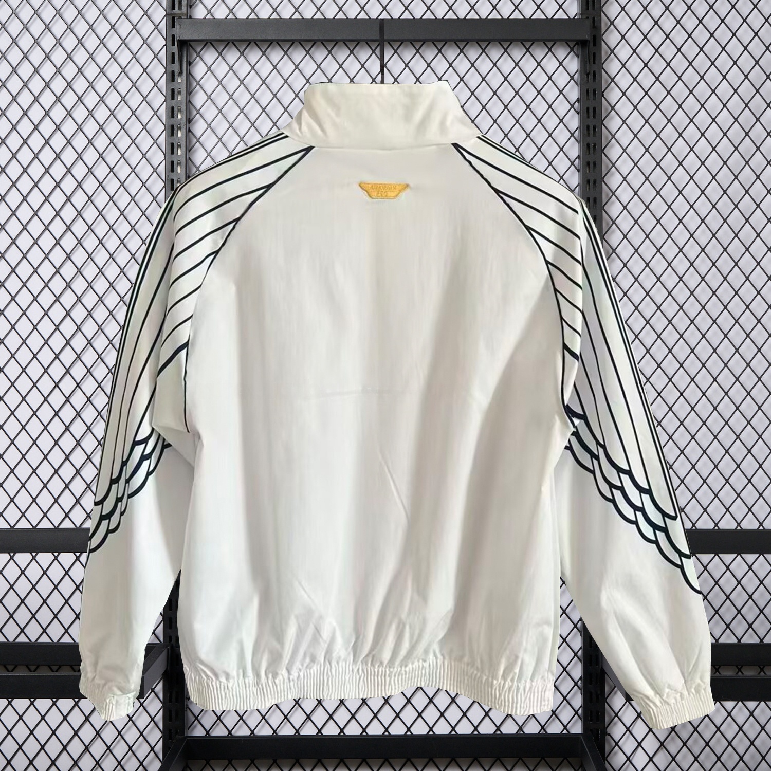 Paris Saint-Germain PSG 25-26 Windbreaker Jacket - White And Grey - Unitedfutballjersey