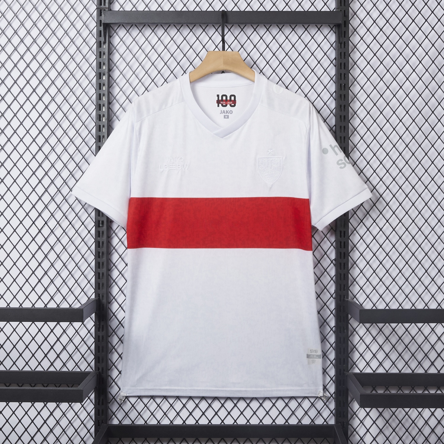 【Embroidered Team Badge】Stuttgart 25-26 100th Anniversary Jersey - Fans Version - Unitedfutballjersey