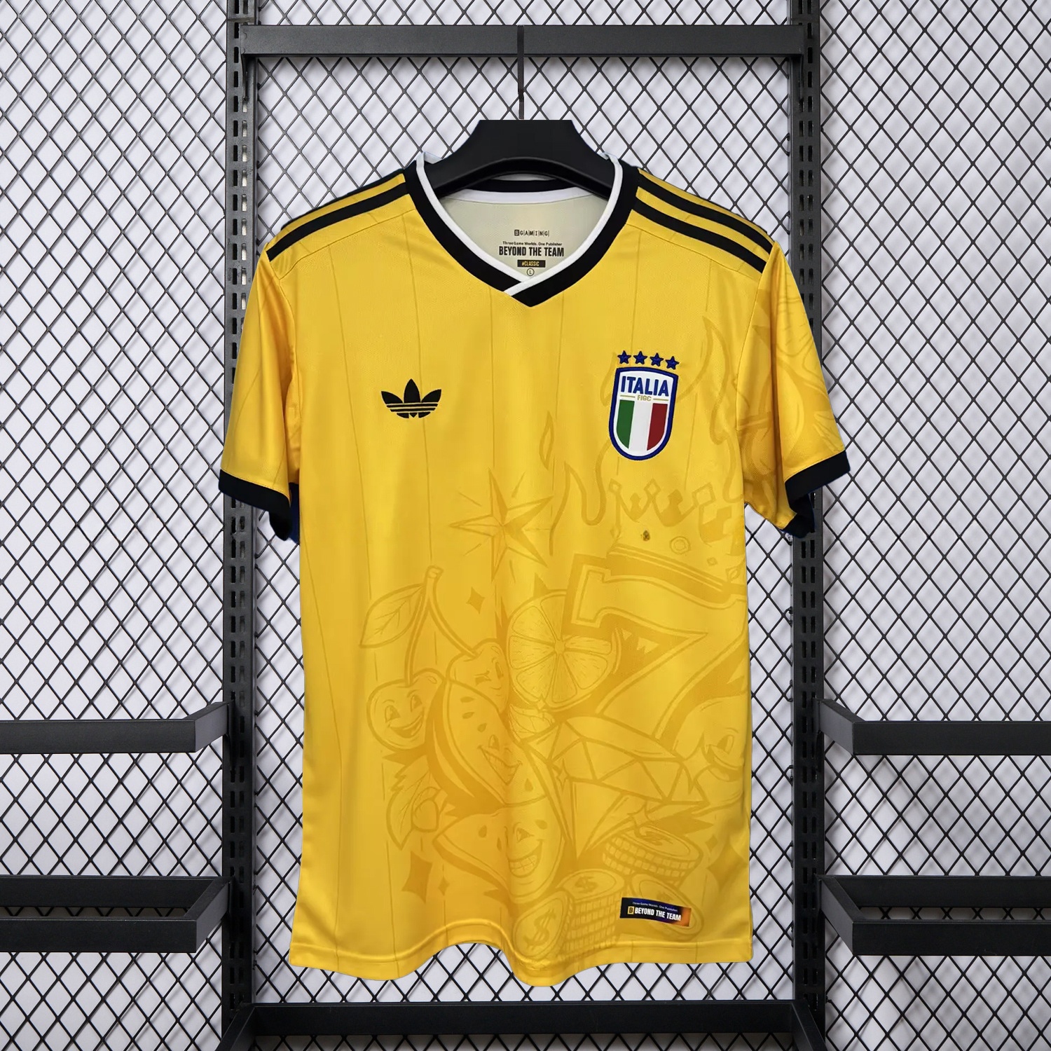 Italy 2026 BGAMING Special Yellow Jersey - Fans Version - Unitedfutballjersey