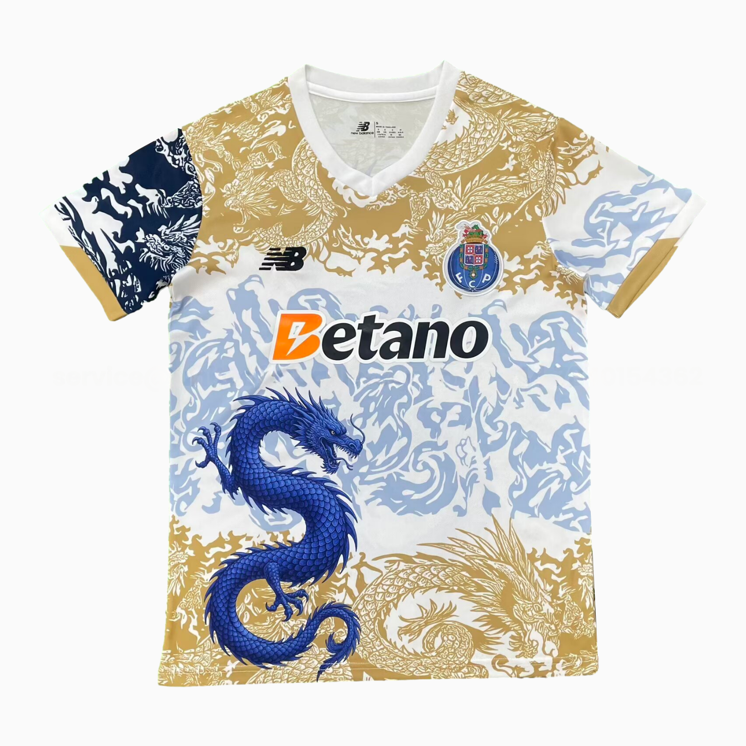 Porto 25-26 Blue Dragon Yellow And White Jersey - Fans Version - Unitedfutballjersey