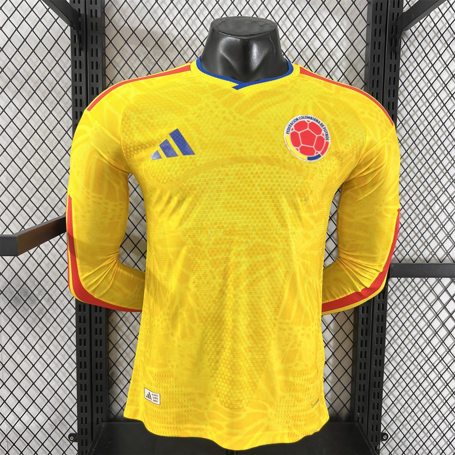 Colombia 2026 Home Long Sleeves Jersey - Player Version - Unitedfutballjersey