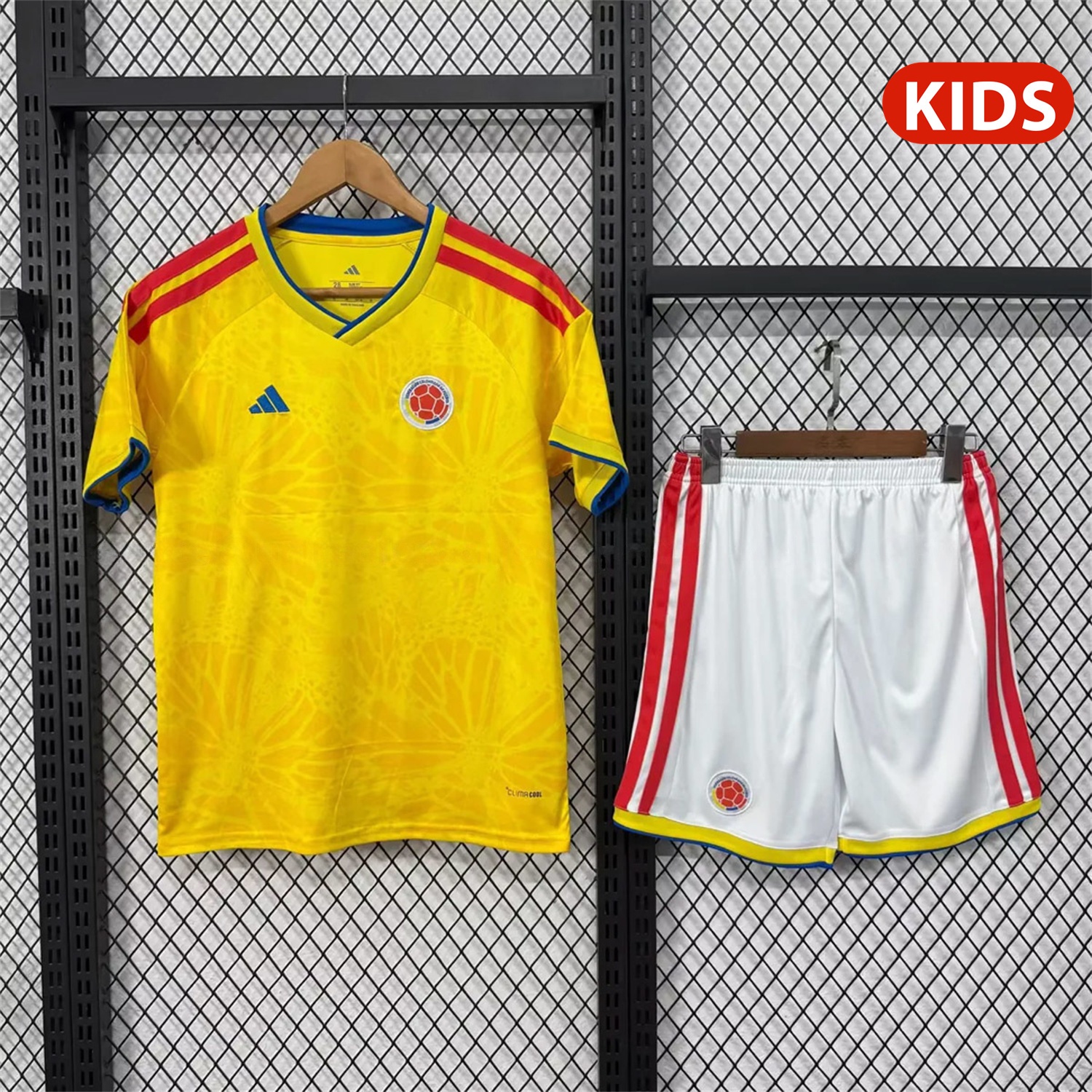 Colombia 2026 Home Kids Kit - Unitedfutballjersey