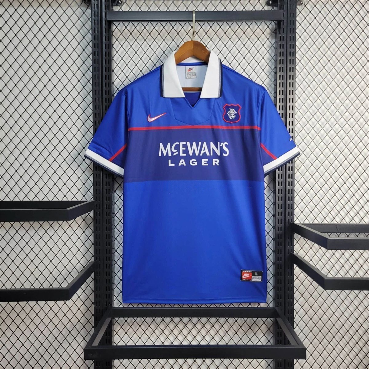 Retro Glasgow Rangers 1997-99 Home Jersey - Unitedfutballjersey