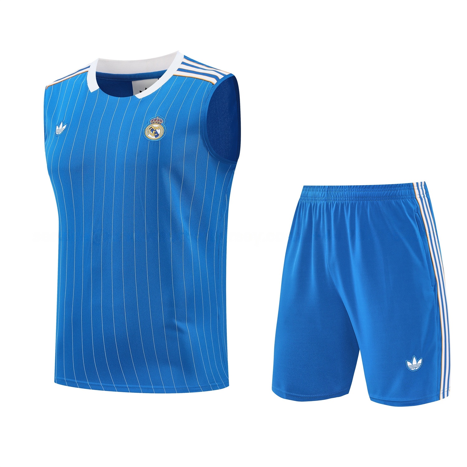 Real Madrid 25-26 Vest Training Set - Blue Vest & Blue Shorts - Unitedfutballjersey