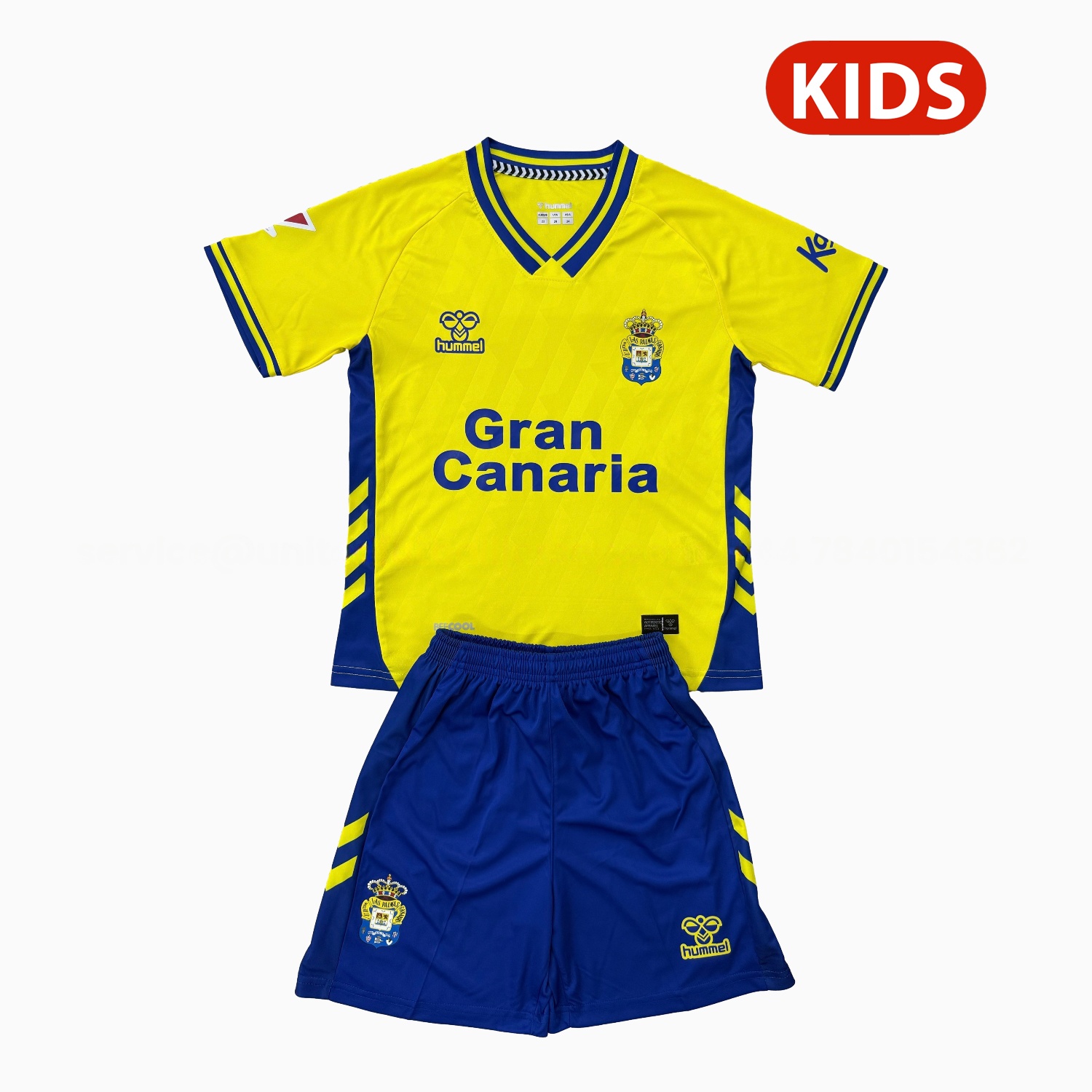 Las Palmas 25-26 Home Kids Kit - Unitedfutballjersey